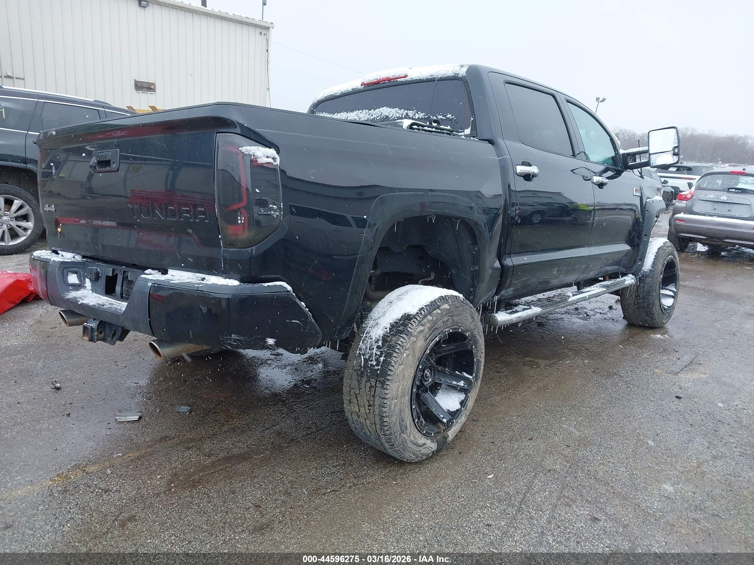 2014 Toyota Tundra 1794 5.7l V8 Black vin: 5TFAW5F15EX385246