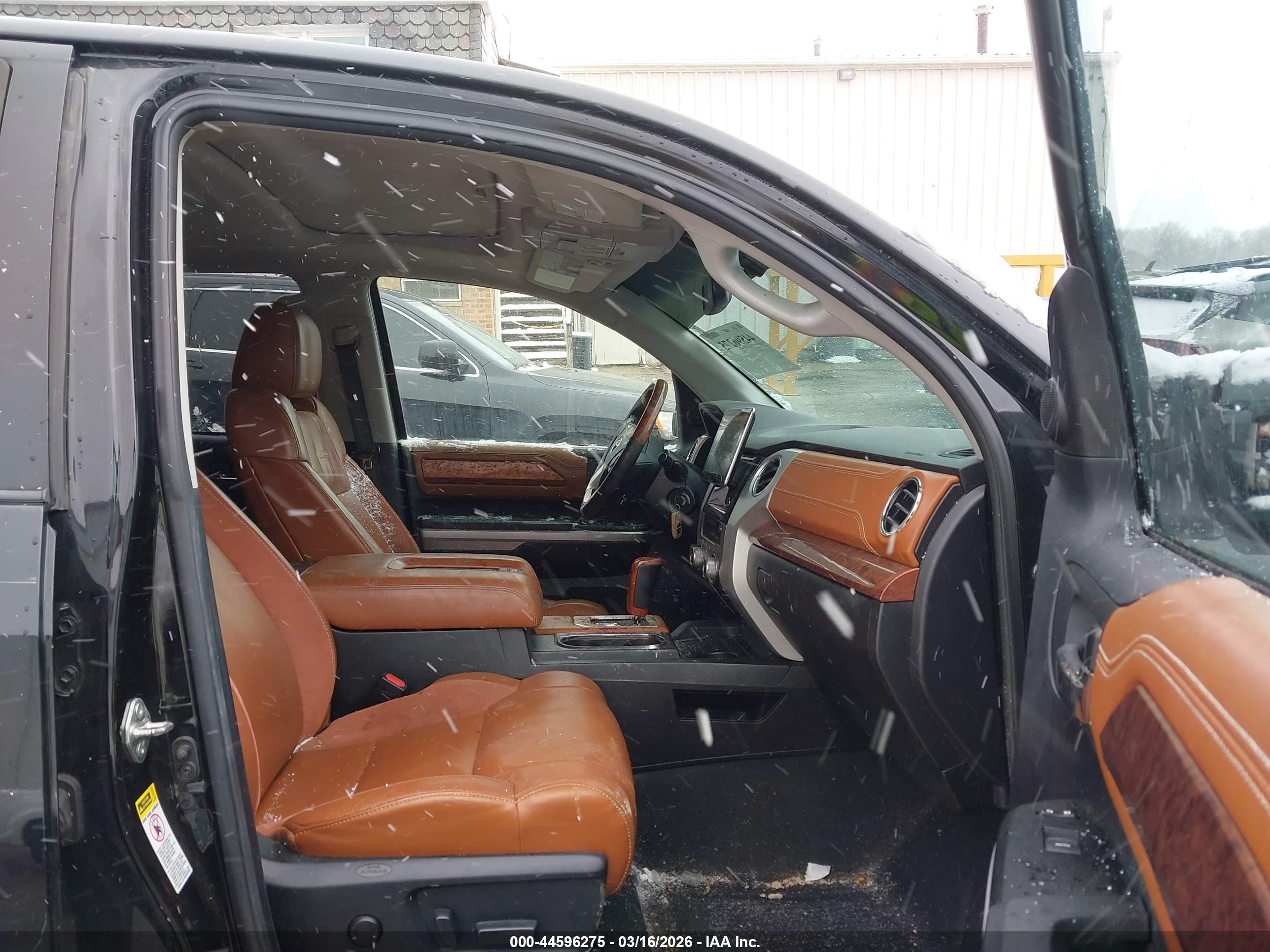 2014 Toyota Tundra 1794 5.7l V8 Black vin: 5TFAW5F15EX385246