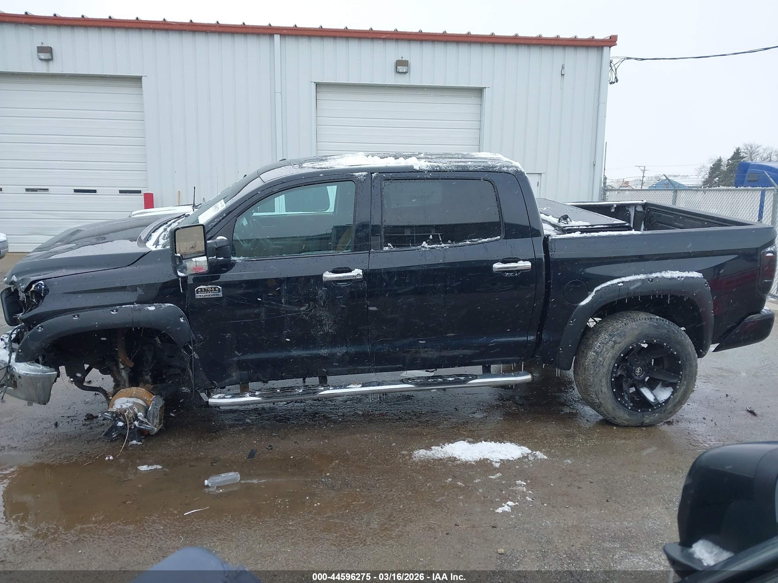 2014 Toyota Tundra 1794 5.7l V8 Black vin: 5TFAW5F15EX385246