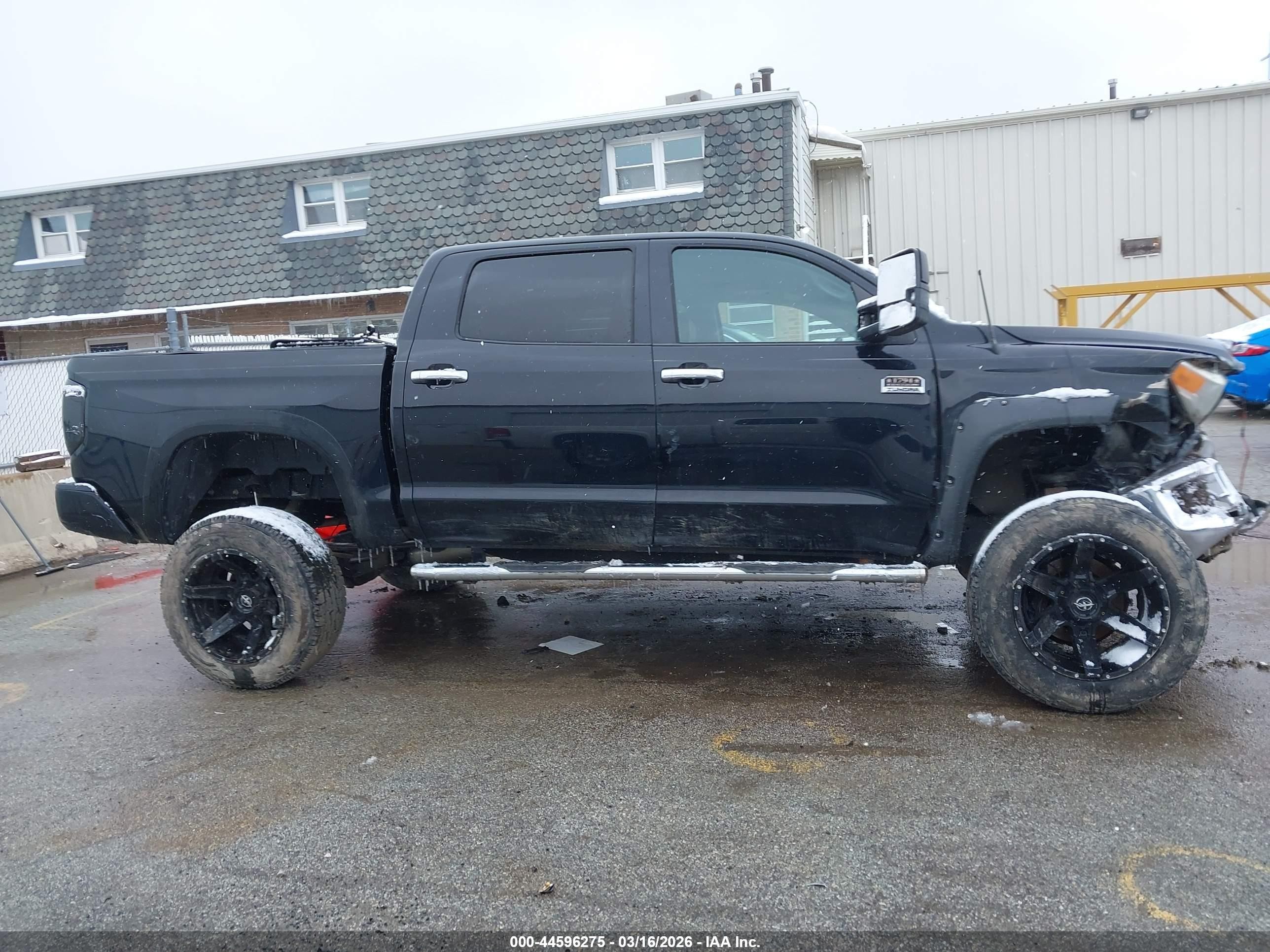 2014 Toyota Tundra 1794 5.7l V8 Black vin: 5TFAW5F15EX385246