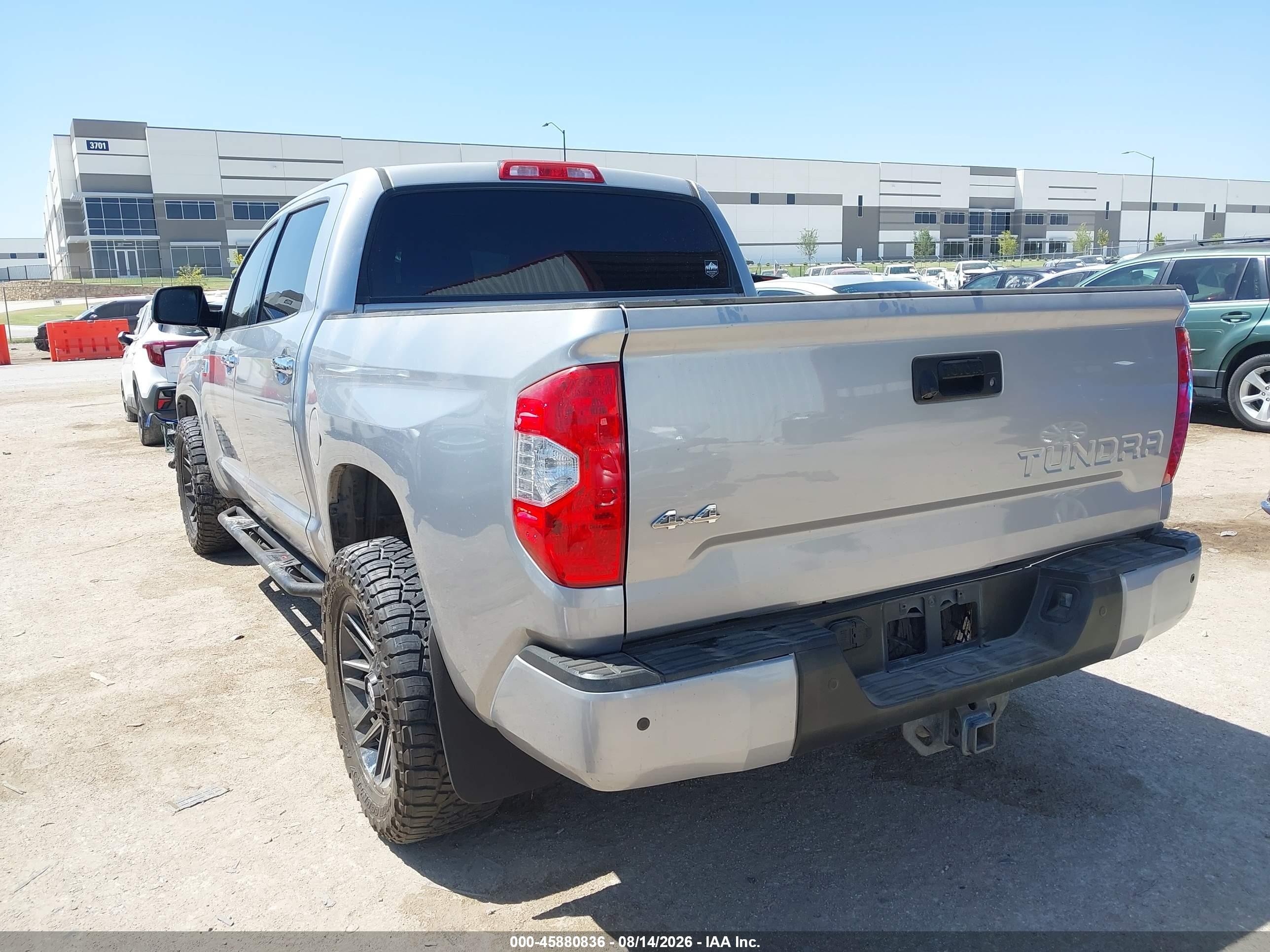 2015 Toyota Tundra 1794 5.7l V8 Silver vin: 5TFAW5F15FX456382
