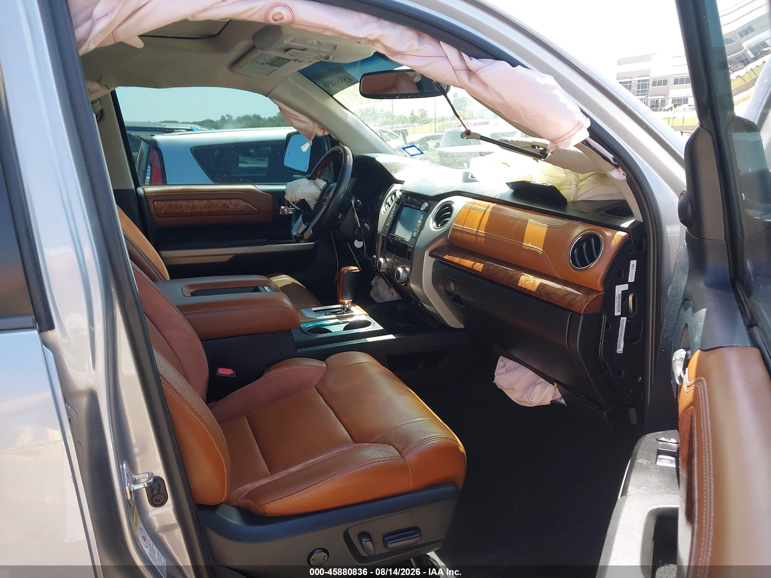 2015 Toyota Tundra 1794 5.7l V8 Silver vin: 5TFAW5F15FX456382