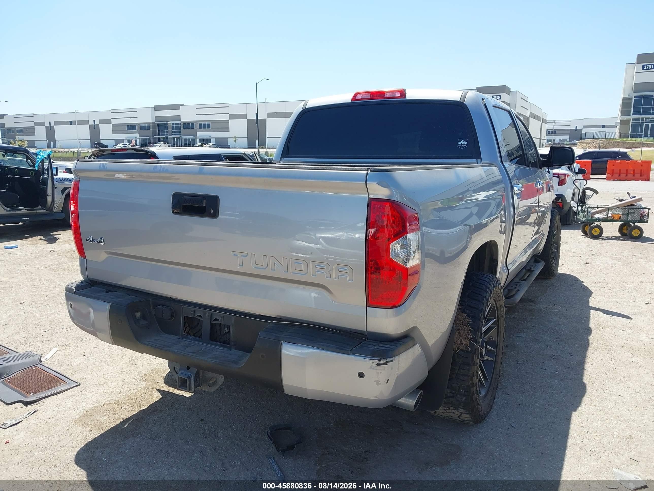2015 Toyota Tundra 1794 5.7l V8 Silver vin: 5TFAW5F15FX456382