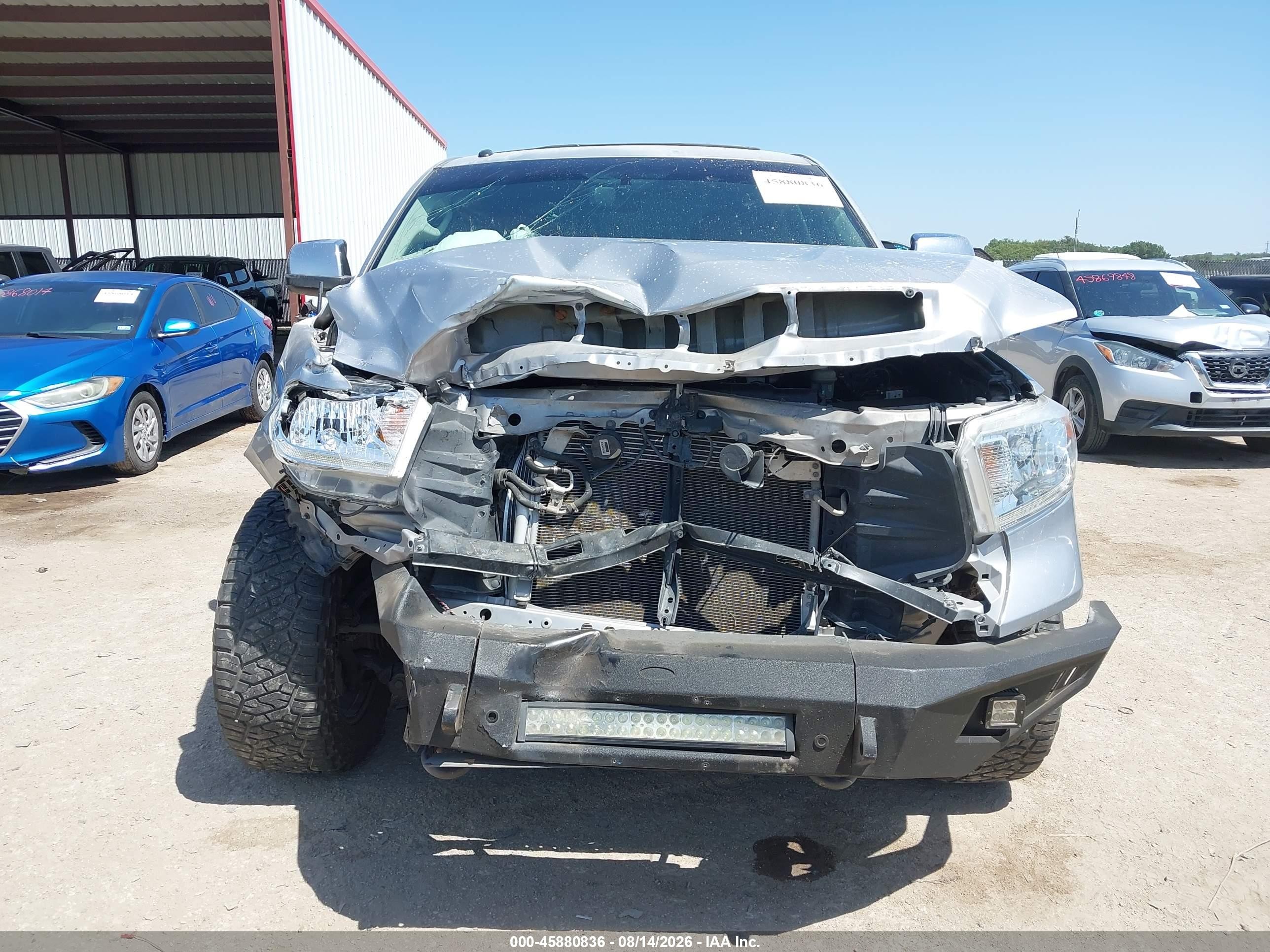 2015 Toyota Tundra 1794 5.7l V8 Silver vin: 5TFAW5F15FX456382