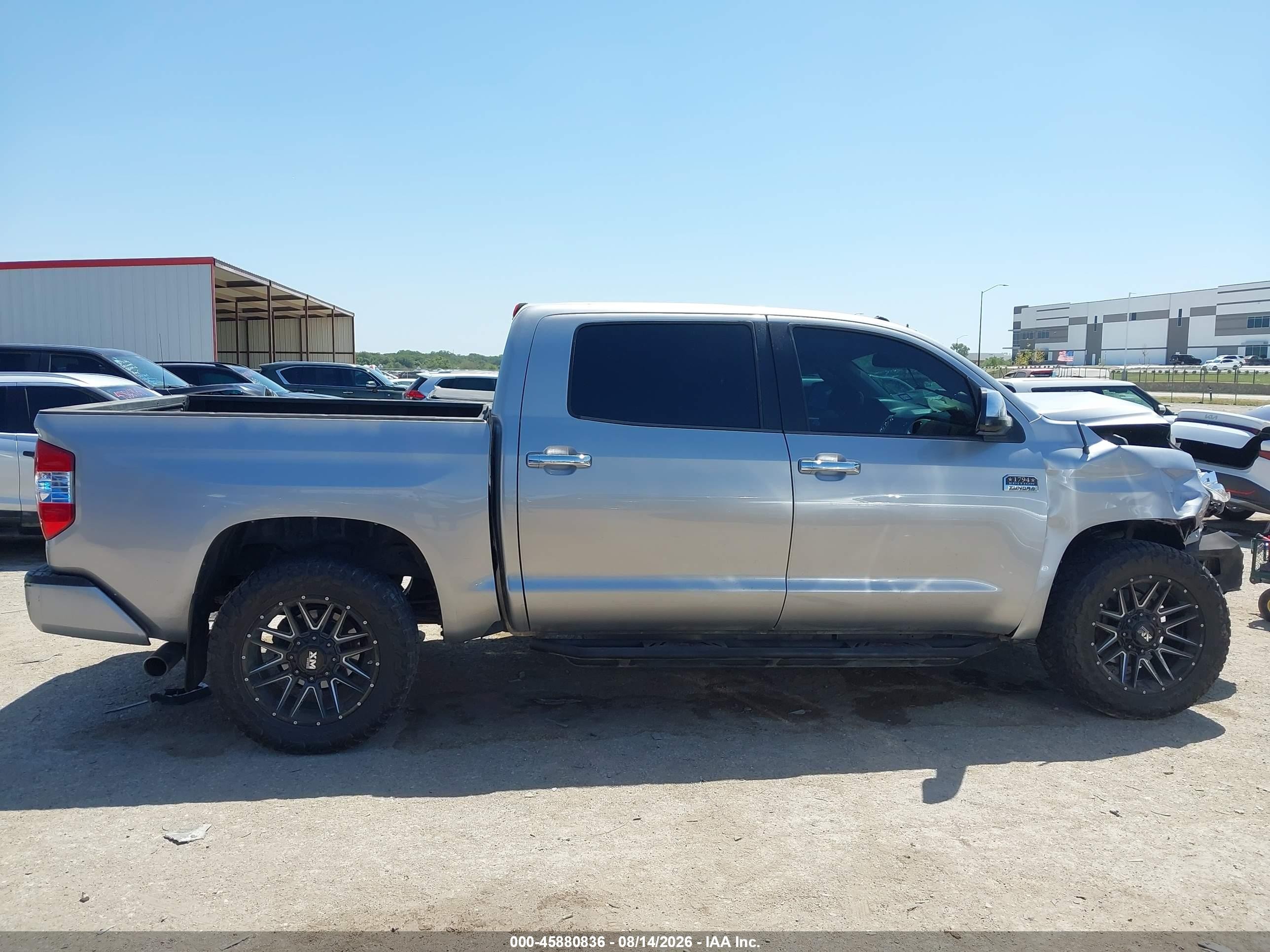 2015 Toyota Tundra 1794 5.7l V8 Silver vin: 5TFAW5F15FX456382