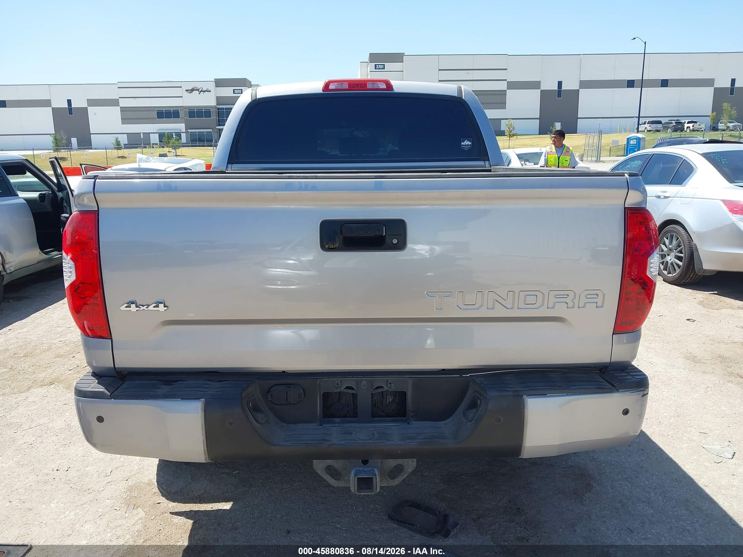 2015 Toyota Tundra 1794 5.7l V8 Silver vin: 5TFAW5F15FX456382