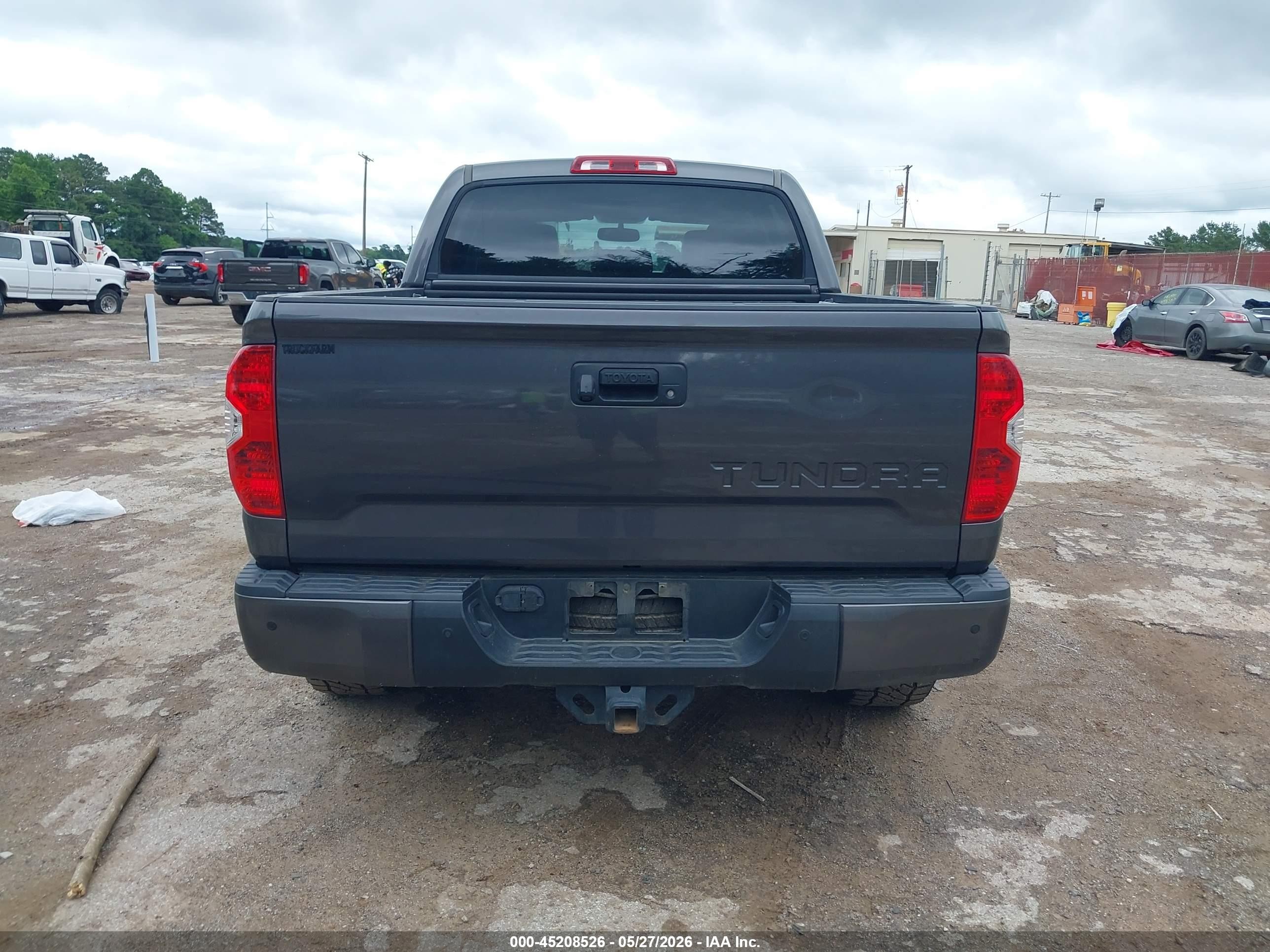 2014 Toyota Tundra Platinum 5.7l V8 Gray vin: 5TFAW5F18EX354265