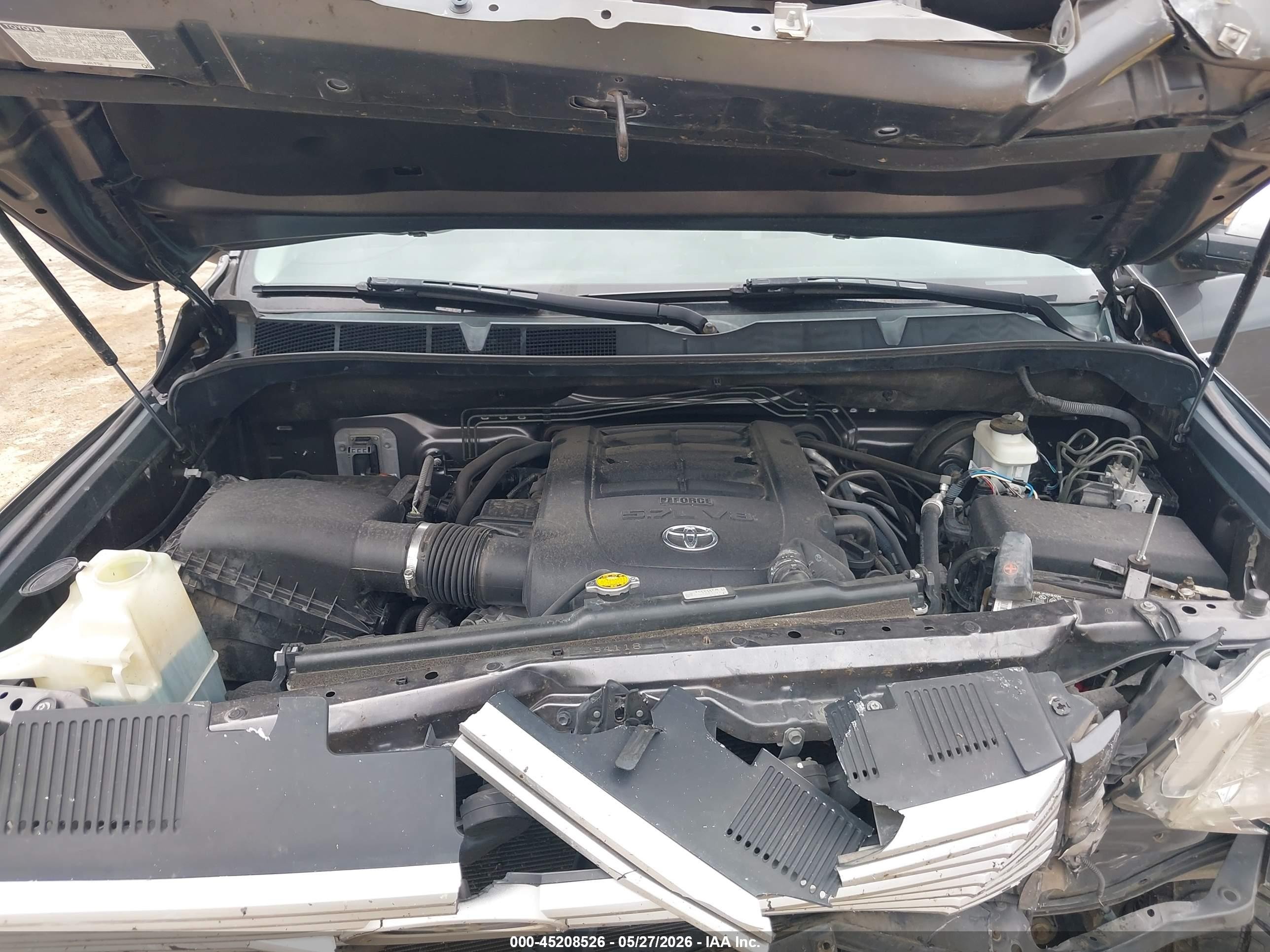 2014 Toyota Tundra Platinum 5.7l V8 Gray vin: 5TFAW5F18EX354265