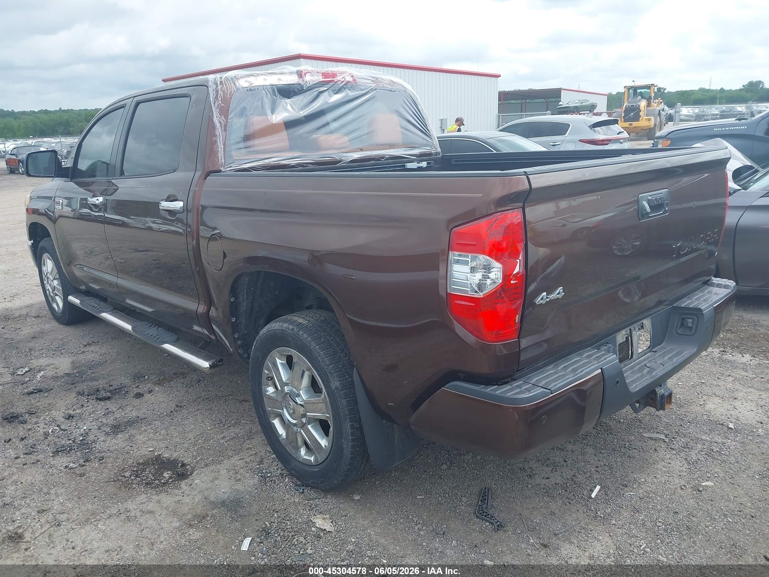 2014 Toyota Tundra 1794 5.7l V8 Brown vin: 5TFAW5F18EX405733