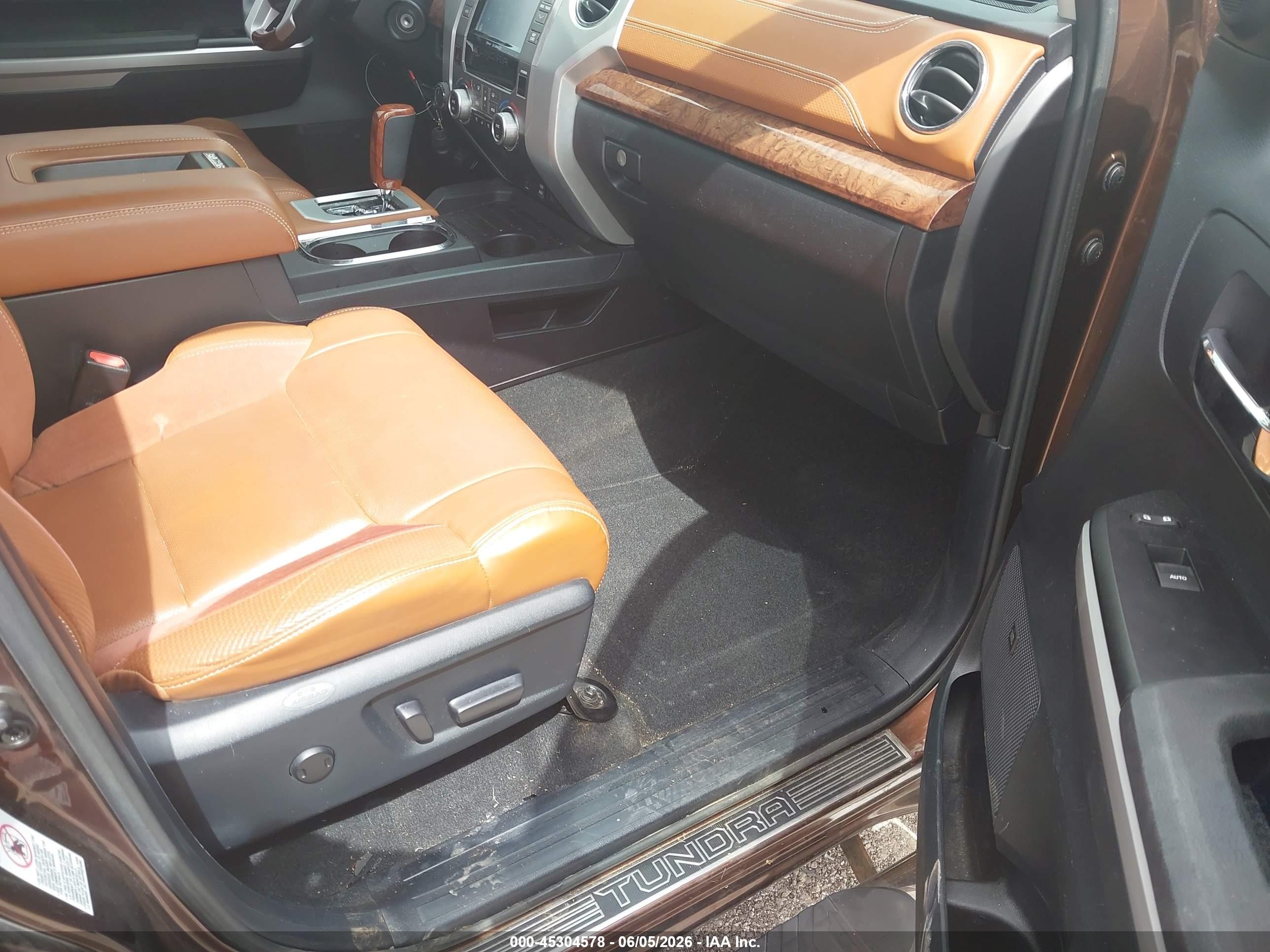 2014 Toyota Tundra 1794 5.7l V8 Brown vin: 5TFAW5F18EX405733