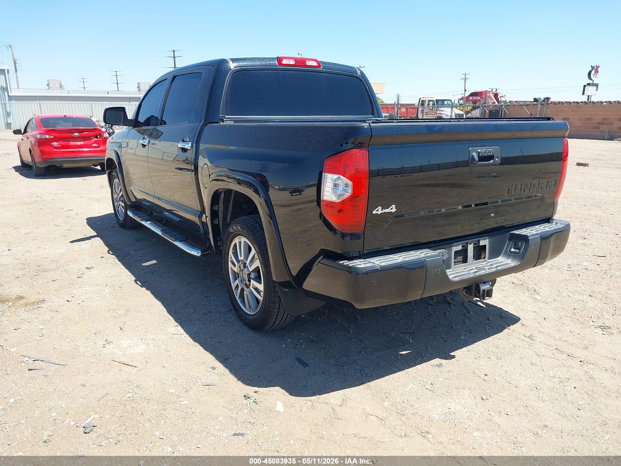 2015 Toyota Tundra Platinum 5.7l V8 Black vin: 5TFAW5F18FX457235