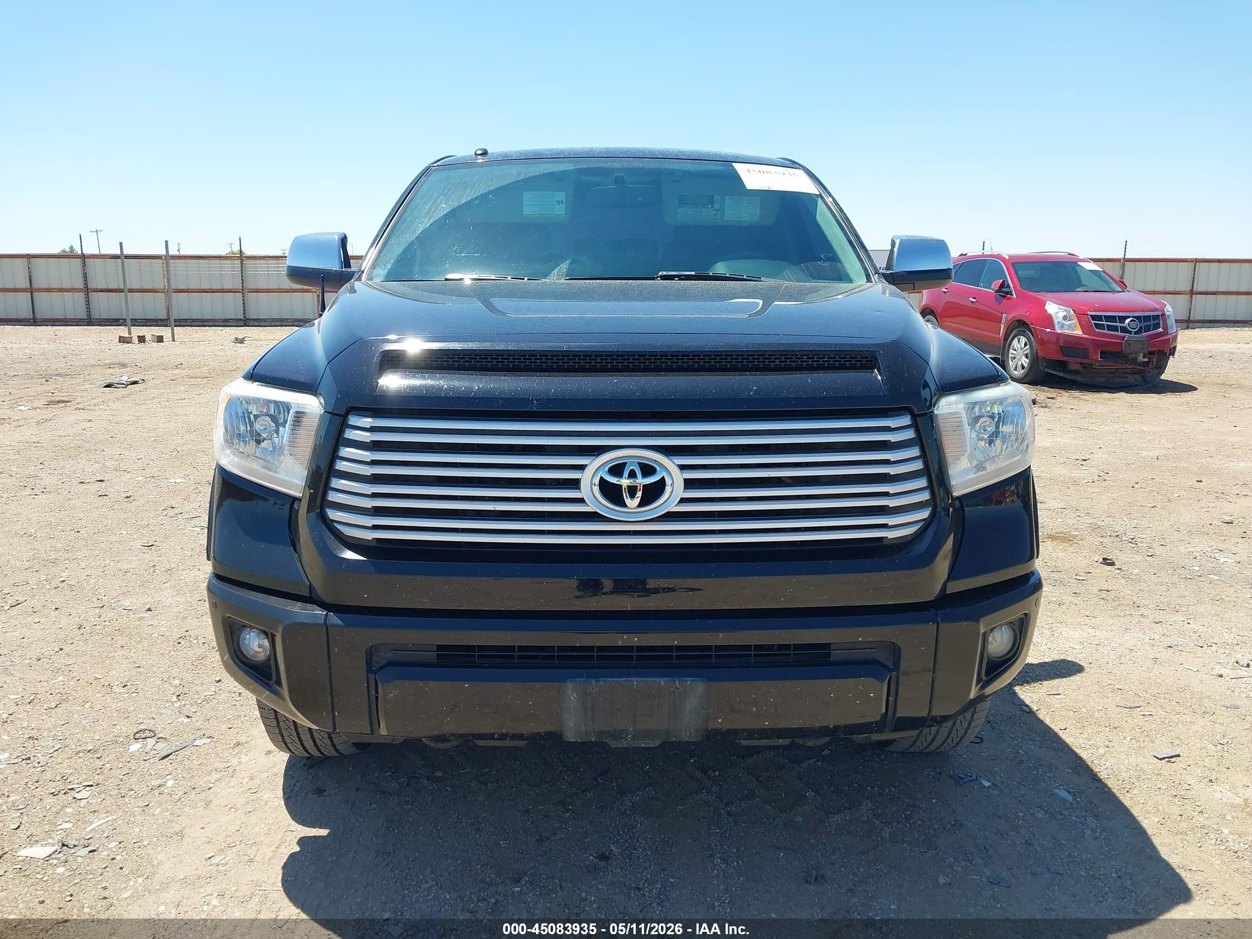 2015 Toyota Tundra Platinum 5.7l V8 Black vin: 5TFAW5F18FX457235