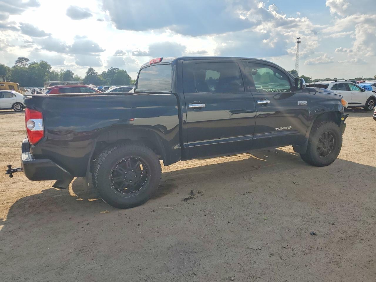 2014 Toyota Tundra Crewmax Platinum Black vin: 5TFAW5F1XEX326693