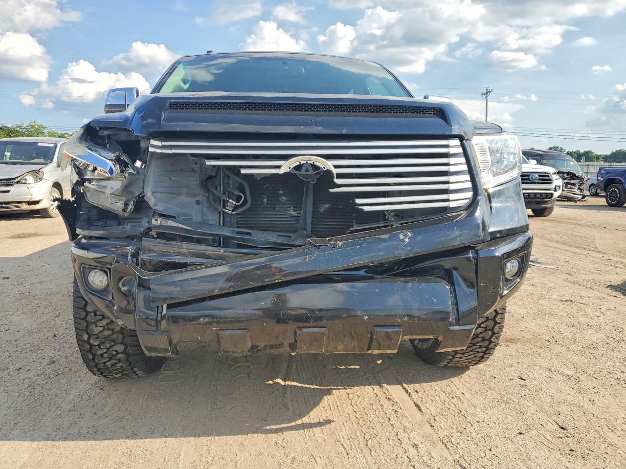 2014 Toyota Tundra Crewmax Platinum Black vin: 5TFAW5F1XEX326693