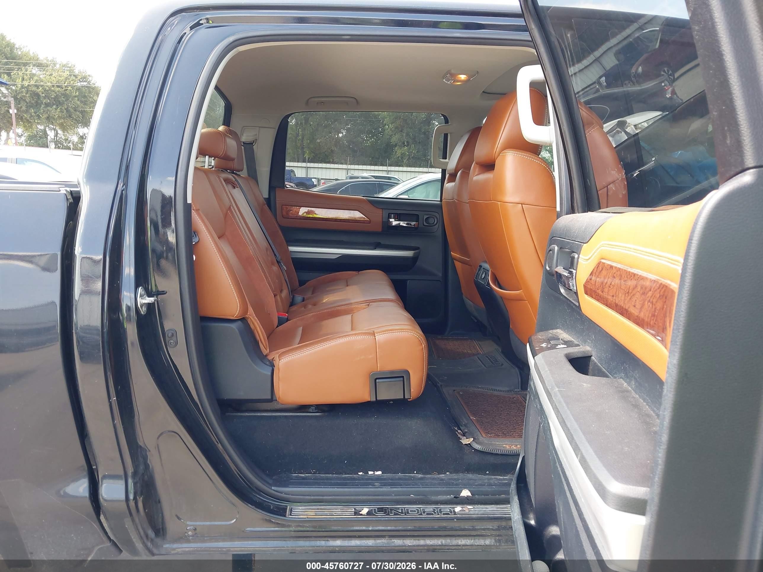 2014 Toyota Tundra 1794 5.7l V8 Black vin: 5TFAW5F1XEX337922