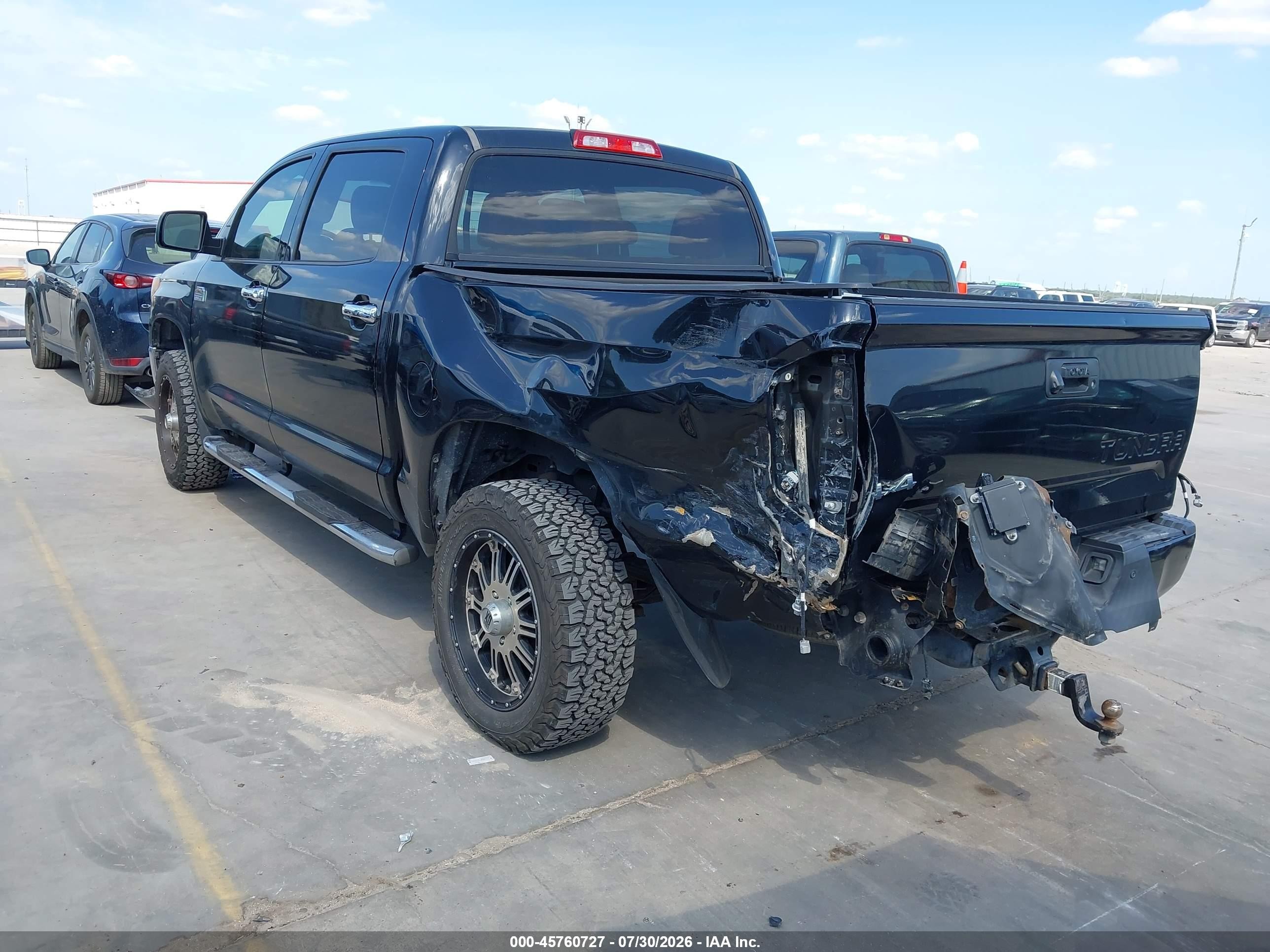 2014 Toyota Tundra 1794 5.7l V8 Black vin: 5TFAW5F1XEX337922