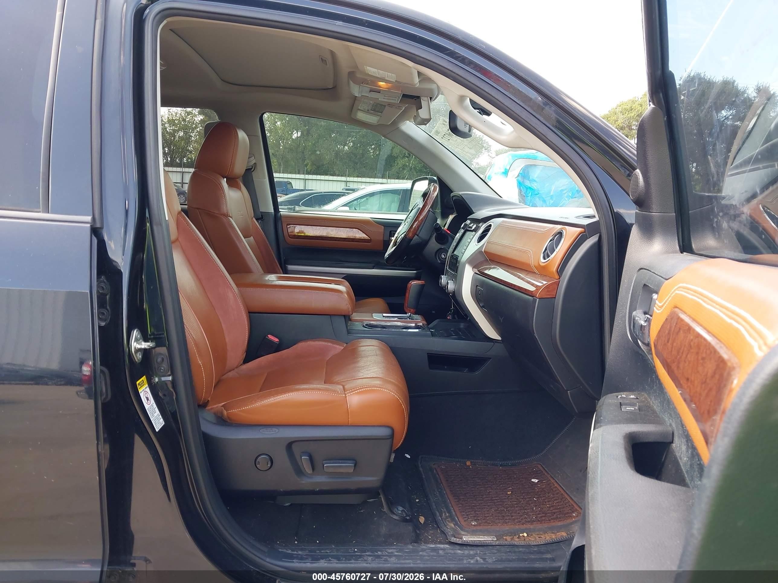 2014 Toyota Tundra 1794 5.7l V8 Black vin: 5TFAW5F1XEX337922