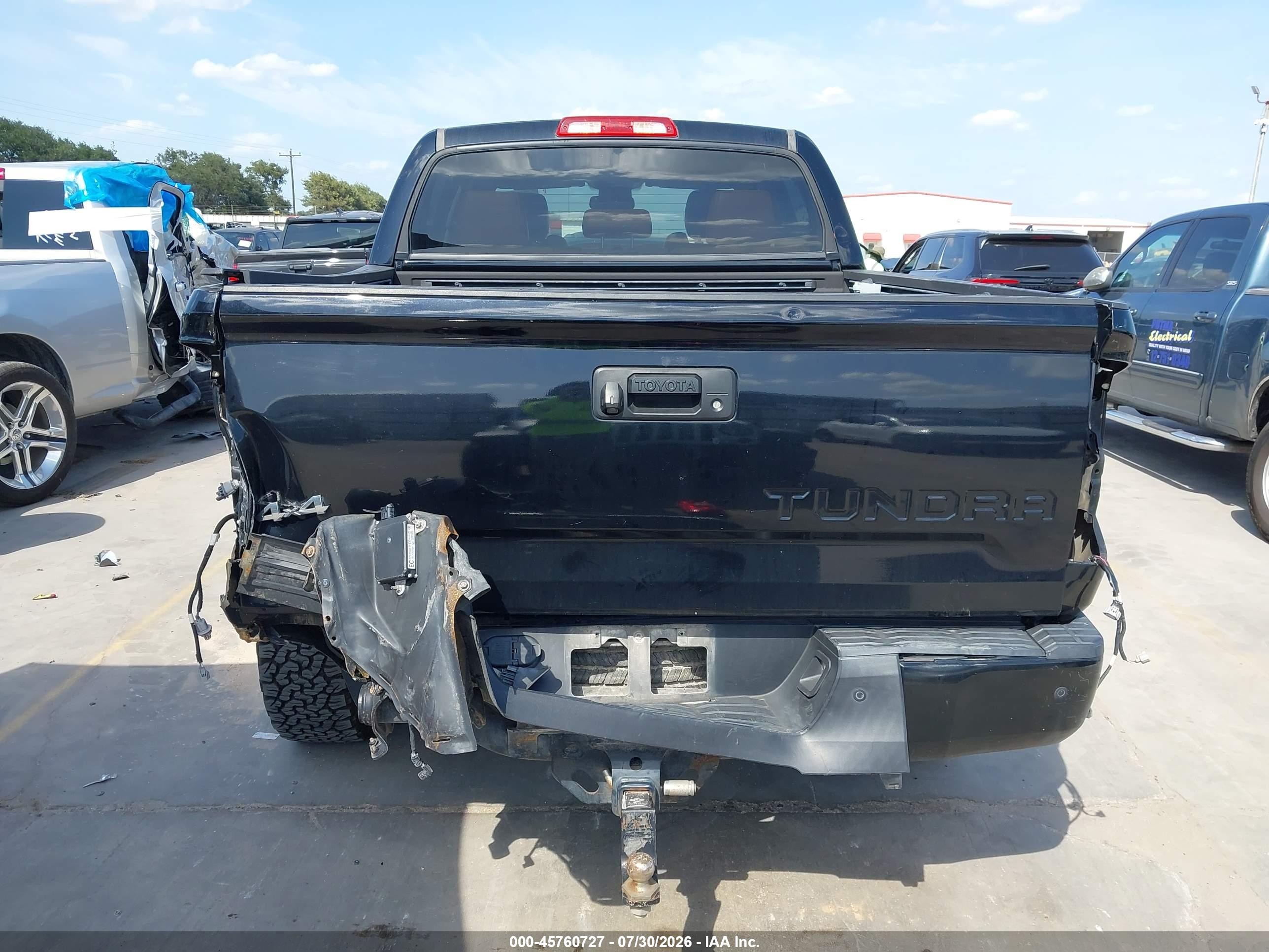2014 Toyota Tundra 1794 5.7l V8 Black vin: 5TFAW5F1XEX337922
