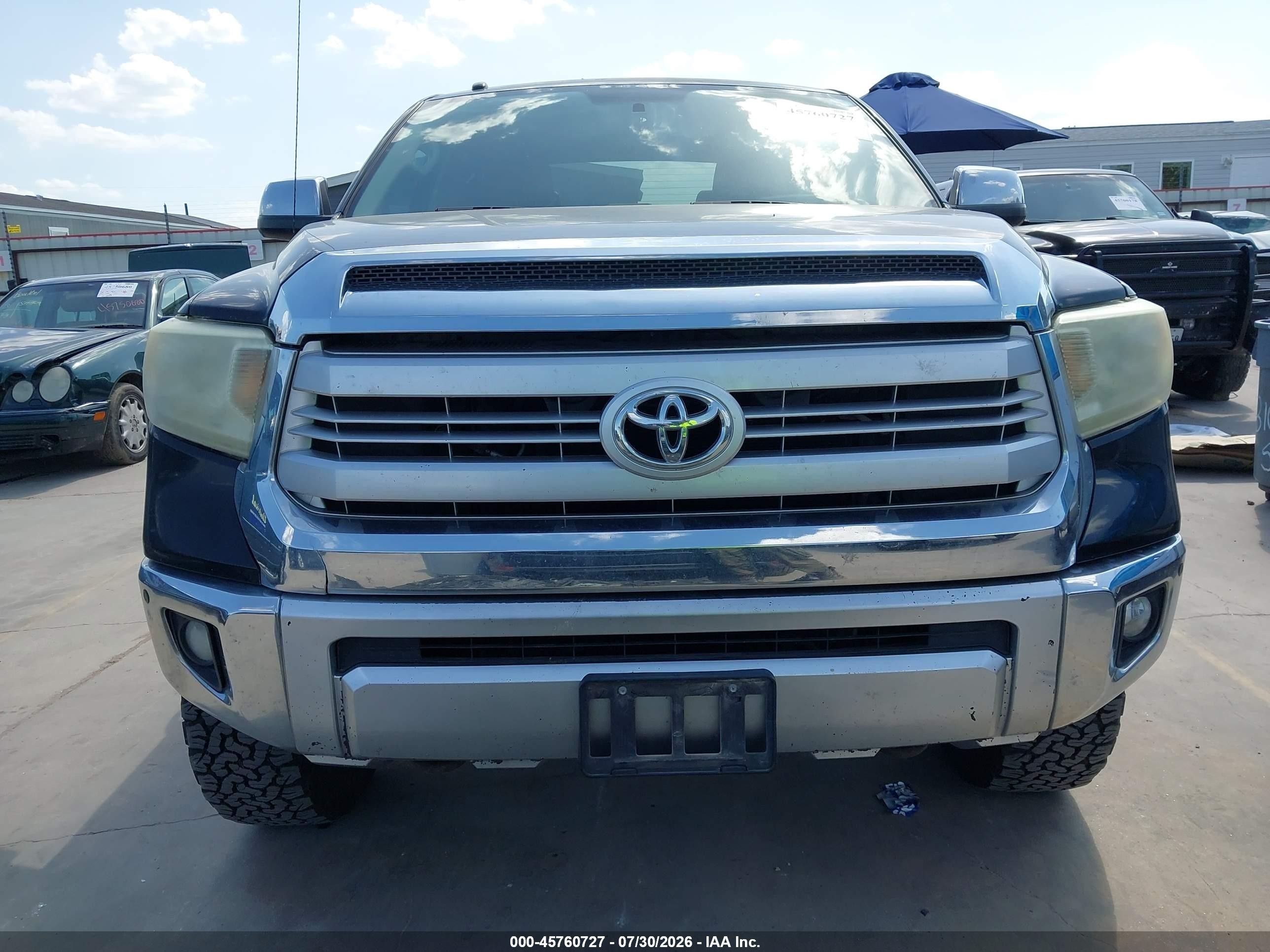 2014 Toyota Tundra 1794 5.7l V8 Black vin: 5TFAW5F1XEX337922