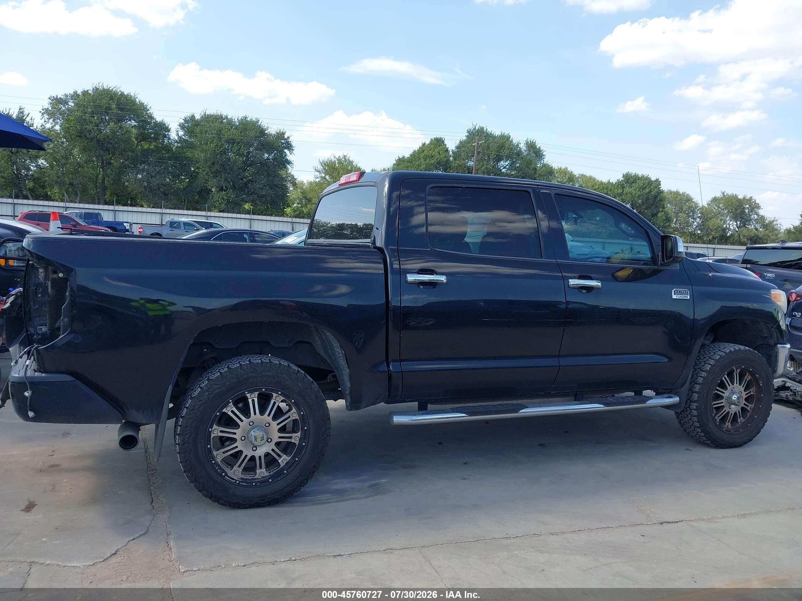 2014 Toyota Tundra 1794 5.7l V8 Black vin: 5TFAW5F1XEX337922