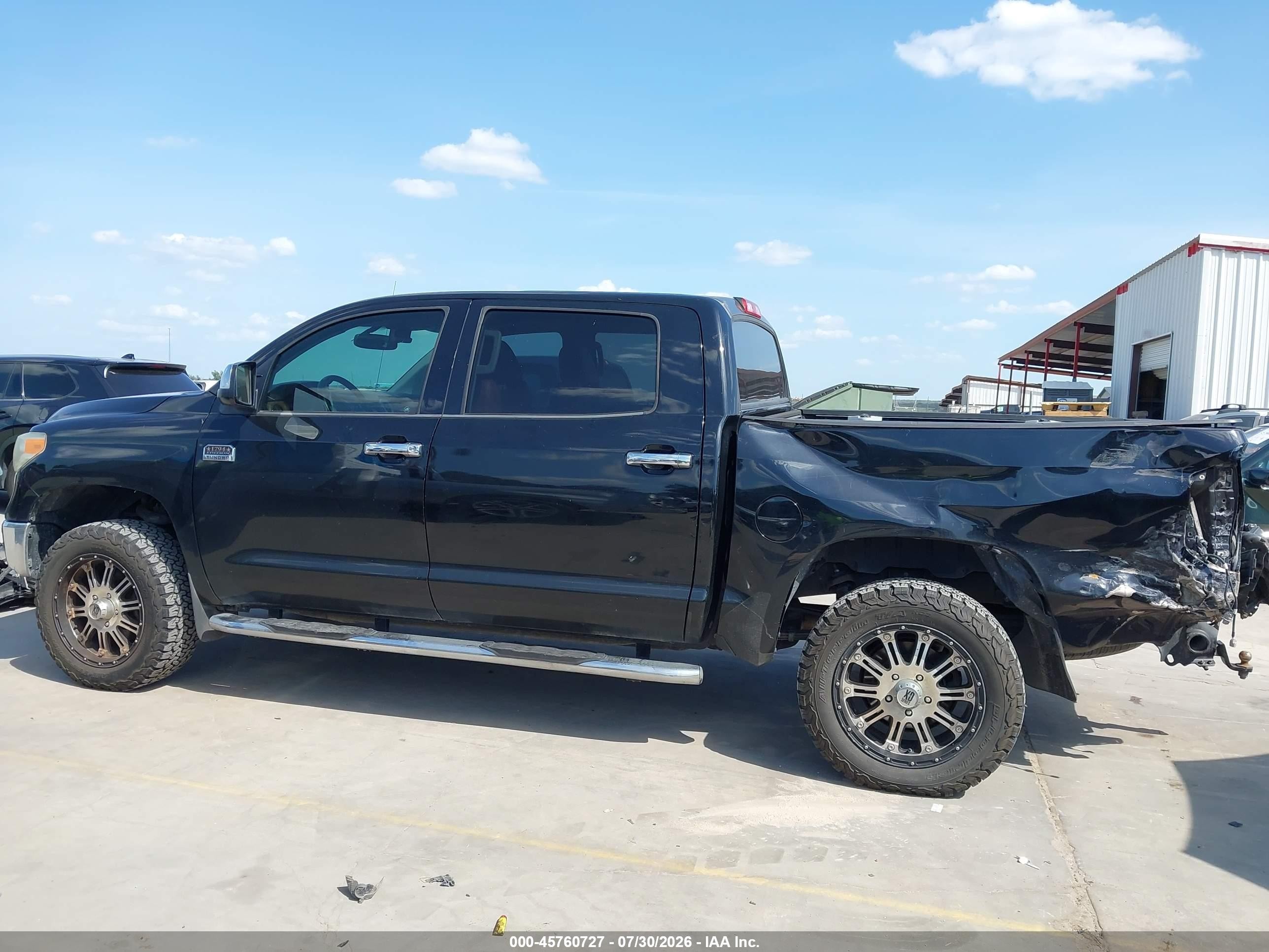 2014 Toyota Tundra 1794 5.7l V8 Black vin: 5TFAW5F1XEX337922