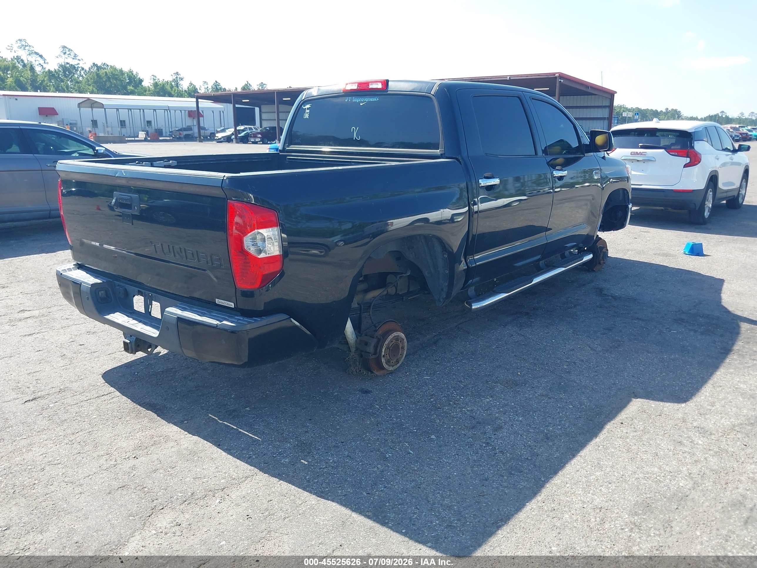 2014 Toyota Tundra 1794 5.7l V8 Black vin: 5TFAW5F1XEX360116