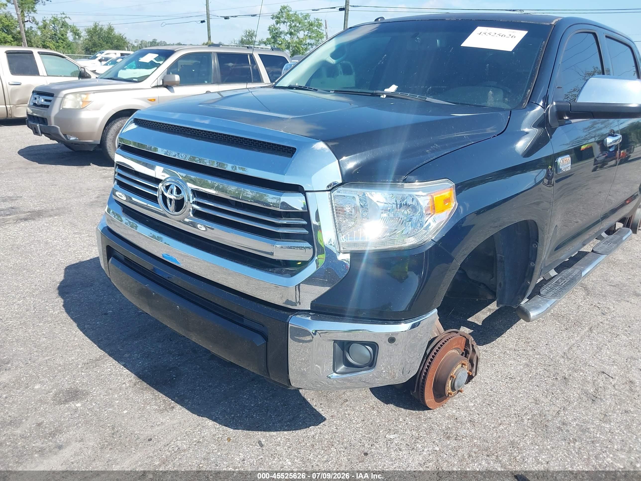 2014 Toyota Tundra 1794 5.7l V8 Black vin: 5TFAW5F1XEX360116