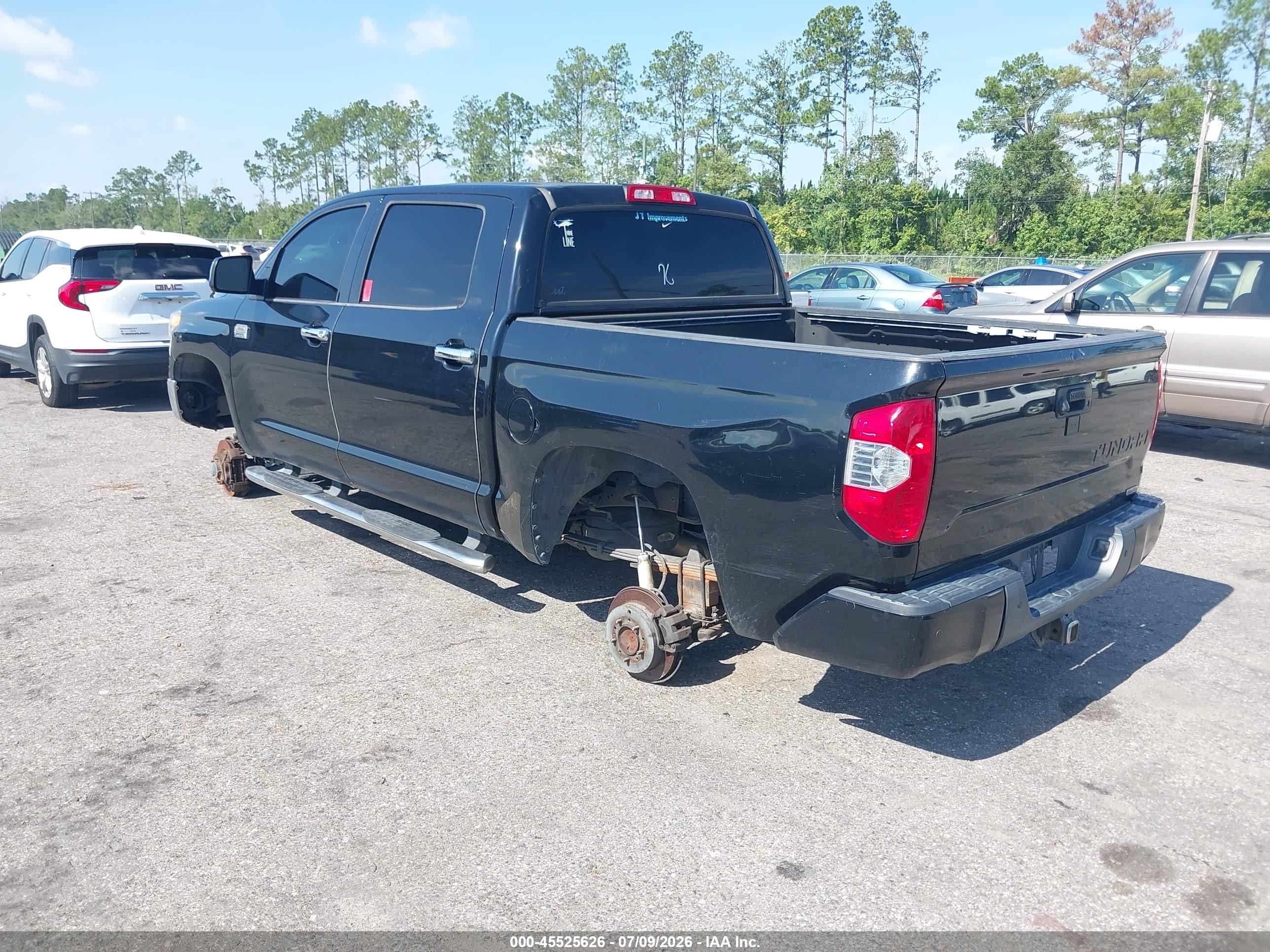 2014 Toyota Tundra 1794 5.7l V8 Black vin: 5TFAW5F1XEX360116