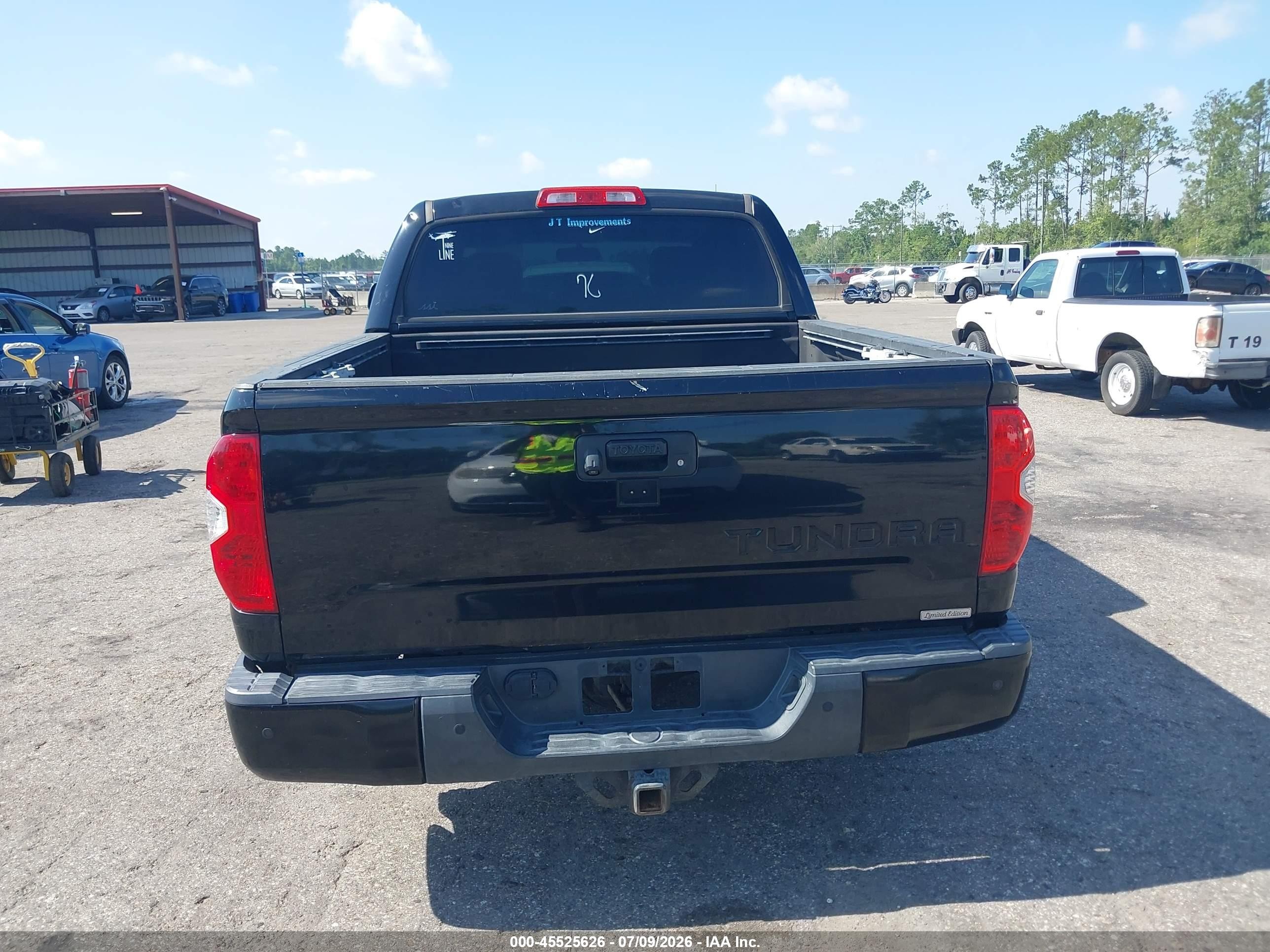 2014 Toyota Tundra 1794 5.7l V8 Black vin: 5TFAW5F1XEX360116