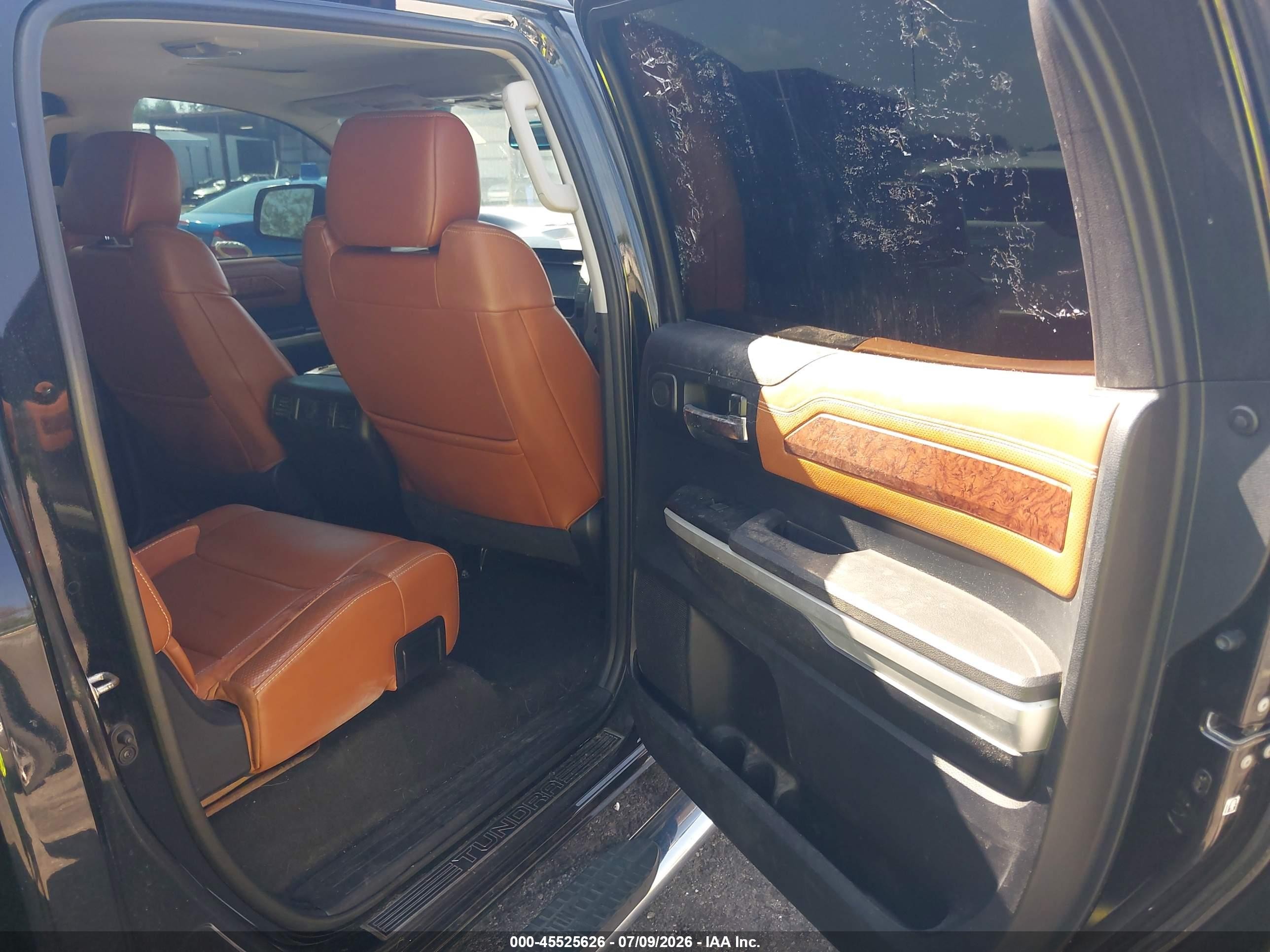 2014 Toyota Tundra 1794 5.7l V8 Black vin: 5TFAW5F1XEX360116