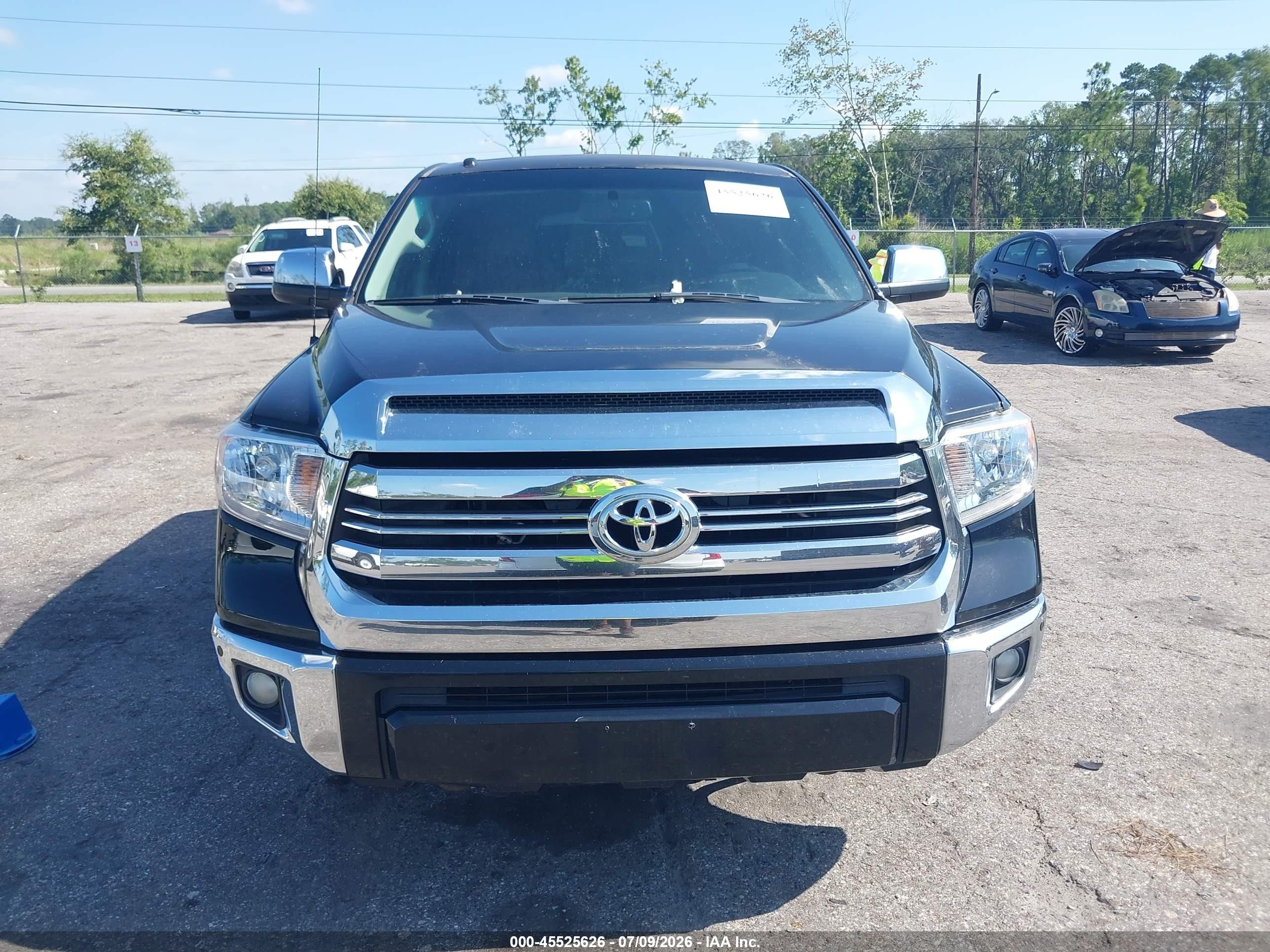 2014 Toyota Tundra 1794 5.7l V8 Black vin: 5TFAW5F1XEX360116