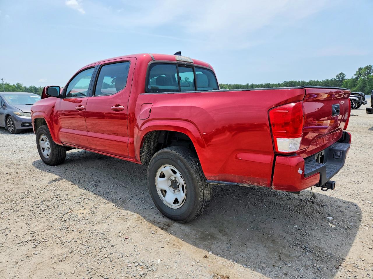 2016 Toyota Tacoma Sr Red vin: 5TFAX5GN6GX064804