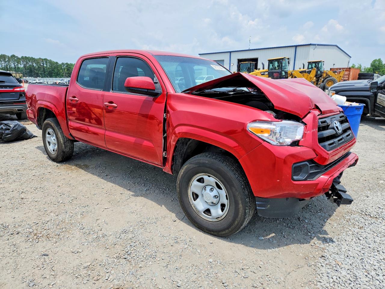 2016 Toyota Tacoma Sr Red vin: 5TFAX5GN6GX064804