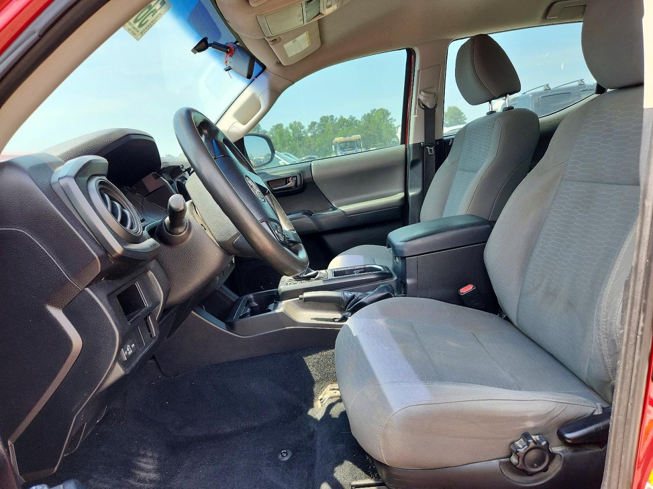 2016 Toyota Tacoma Sr Red vin: 5TFAX5GN6GX064804