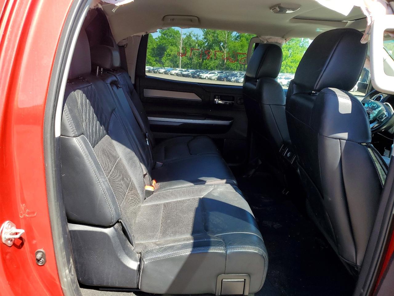 2014 Toyota Tundra Crewmax Platinum Red vin: 5TFAY5F10EX375881