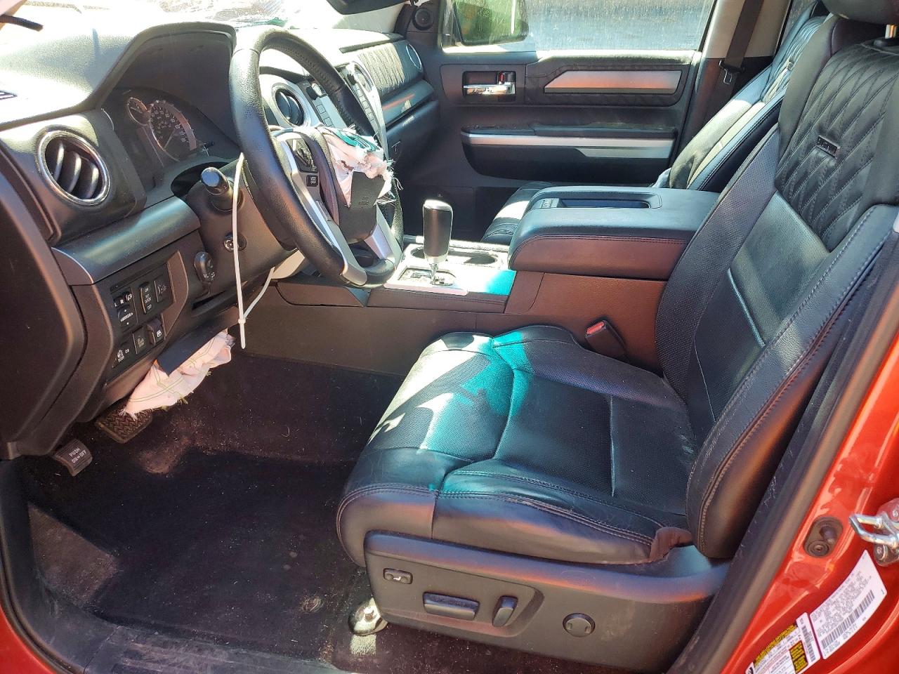 2014 Toyota Tundra Crewmax Platinum Red vin: 5TFAY5F10EX375881