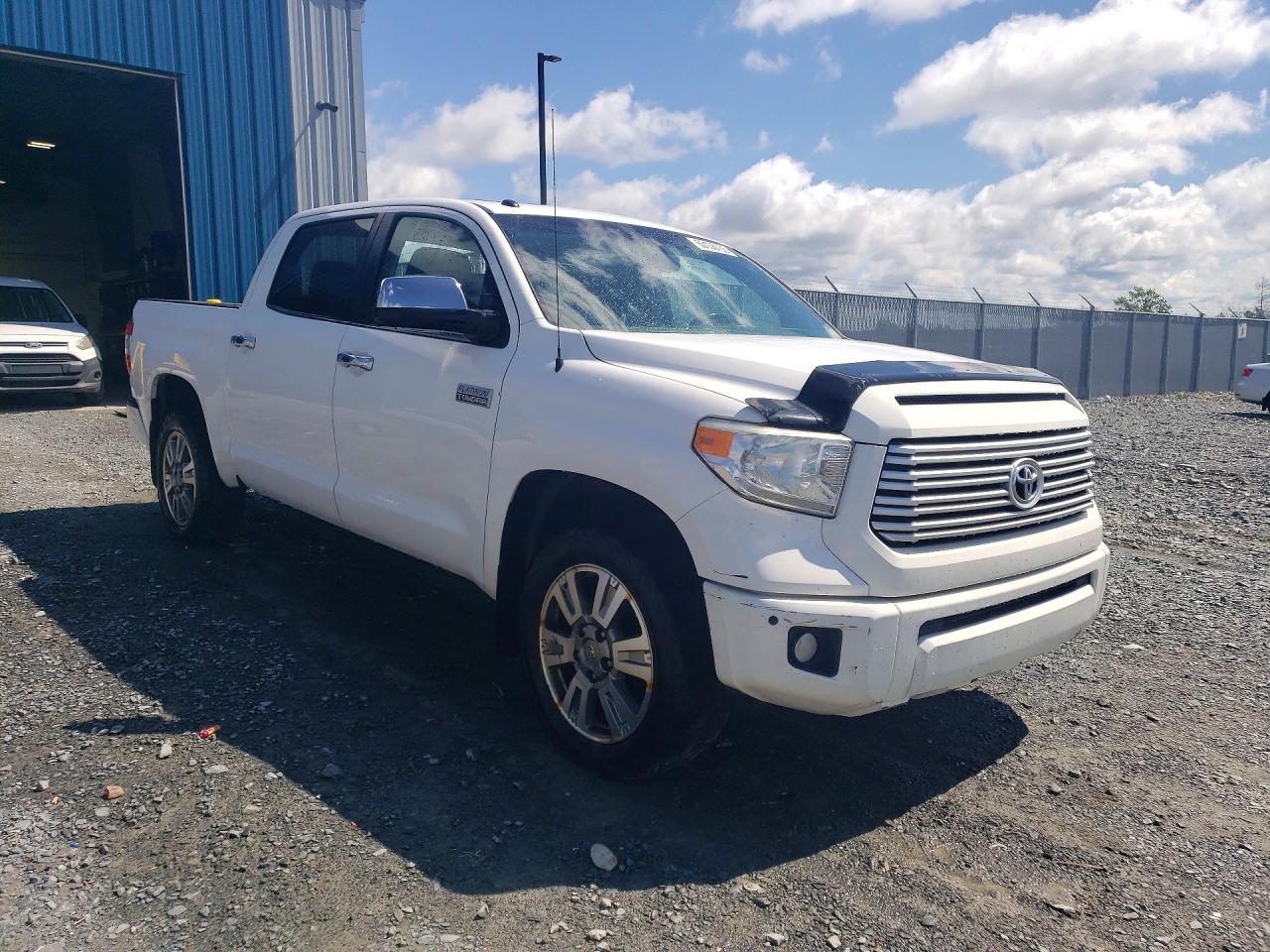 2015 Toyota Tundra Platinum White vin: 5TFAY5F11FX452887