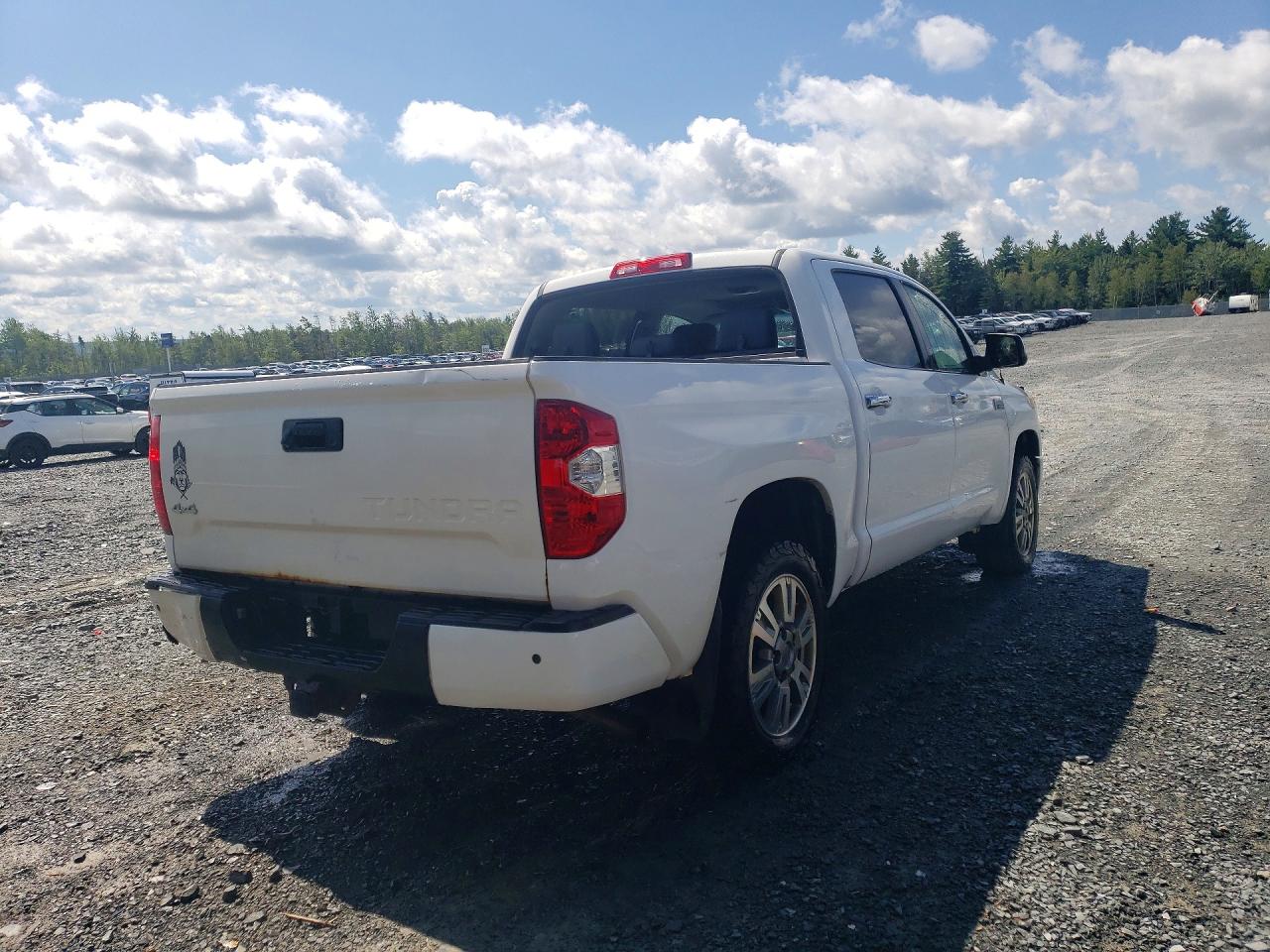 2015 Toyota Tundra Platinum White vin: 5TFAY5F11FX452887