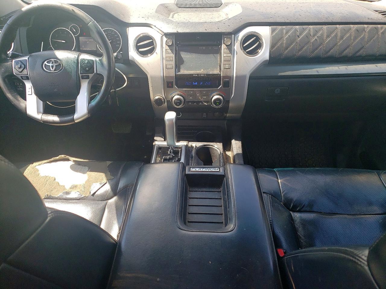 2015 Toyota Tundra Platinum White vin: 5TFAY5F11FX452887