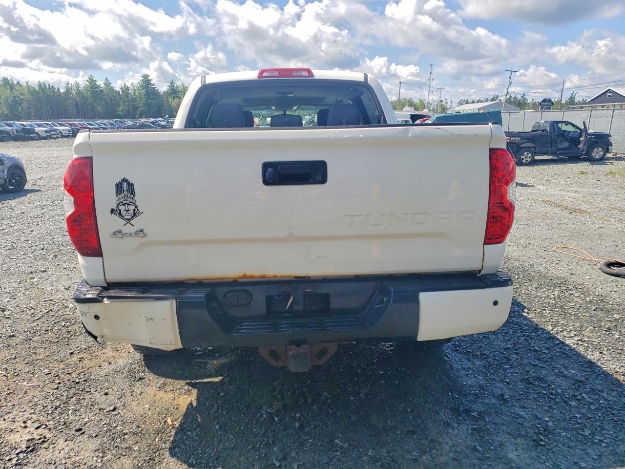 2015 Toyota Tundra Platinum White vin: 5TFAY5F11FX452887