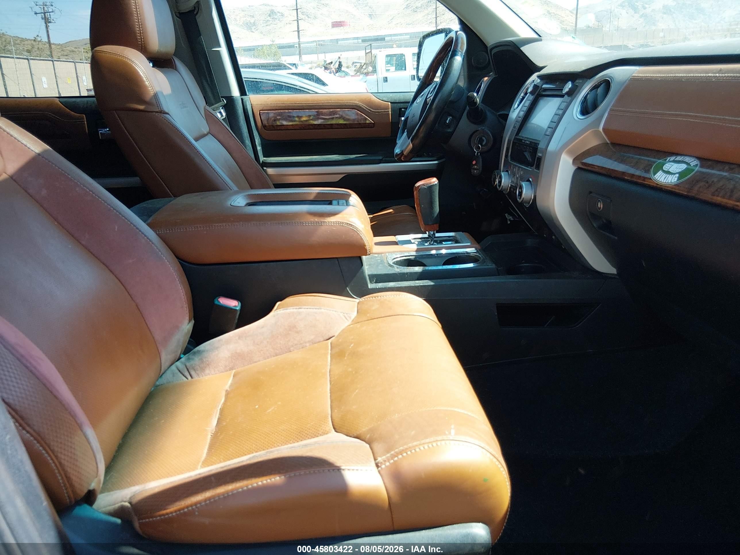2014 Toyota Tundra 1794 5.7l V8 Коричневый vin: 5TFAY5F14EX394644