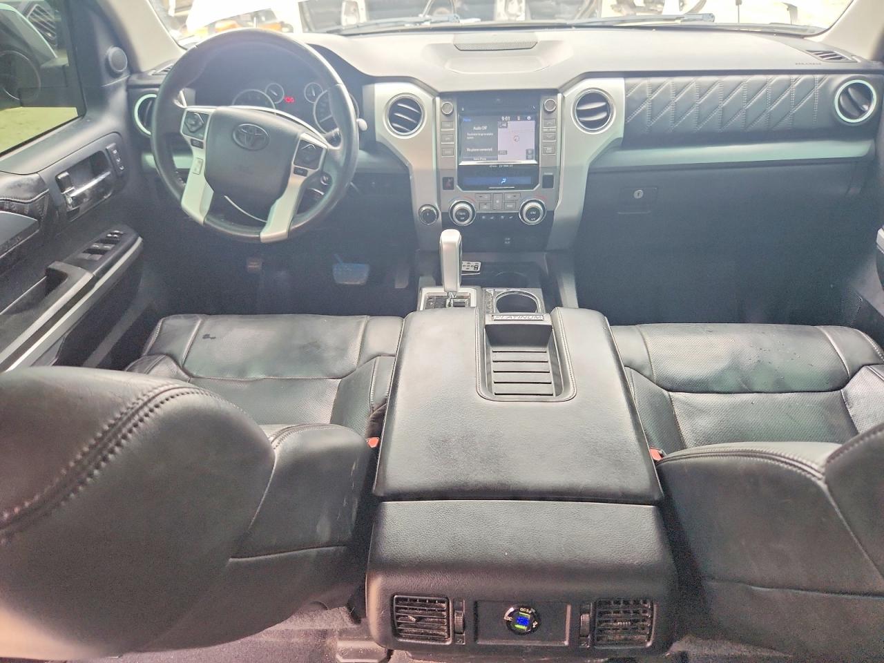 2014 Toyota Tundra Crewmax Platinum White vin: 5TFAY5F16EX325115