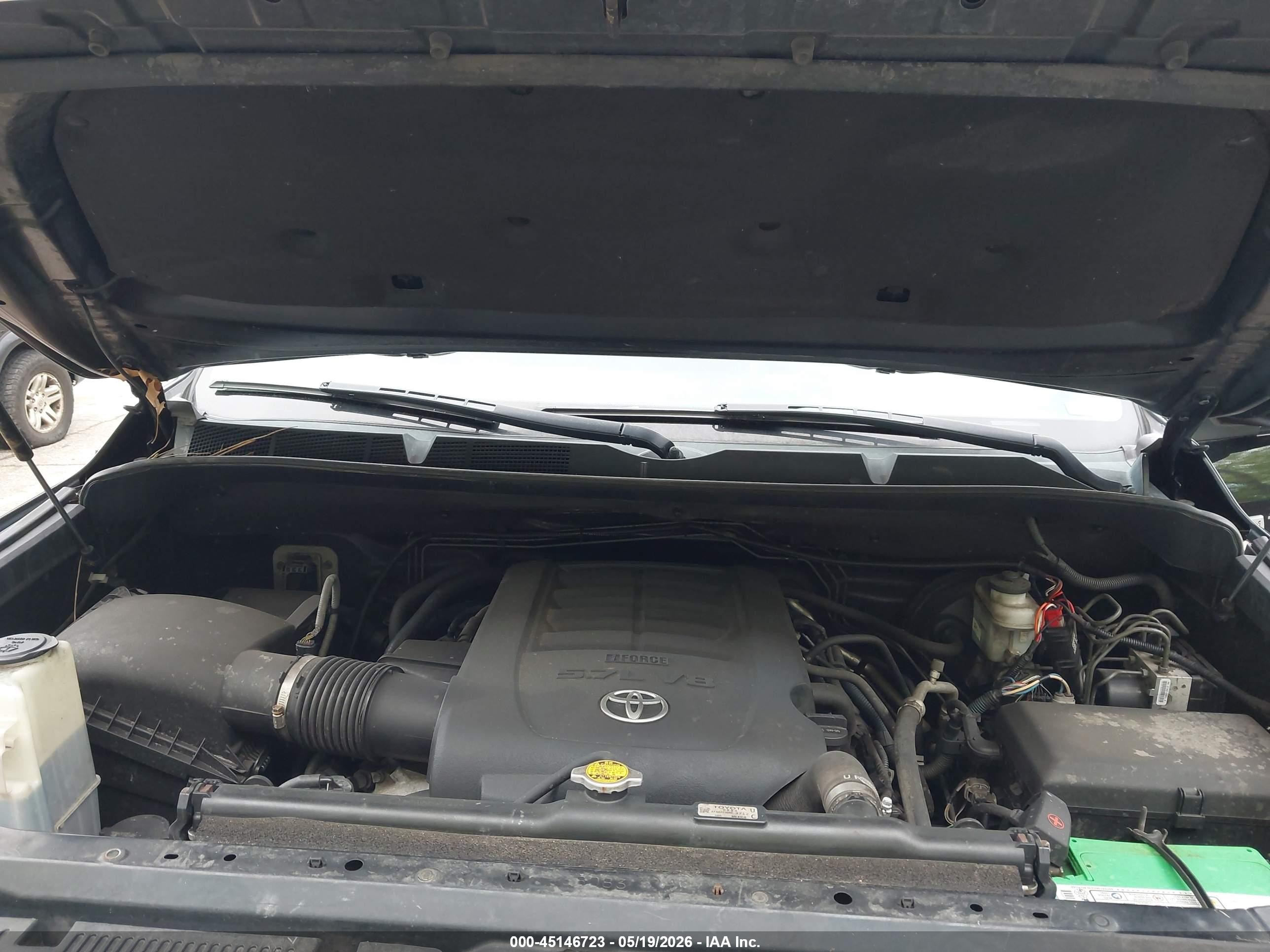 2014 Toyota Tundra Platinum 5.7l V8 Black vin: 5TFAY5F16EX411945
