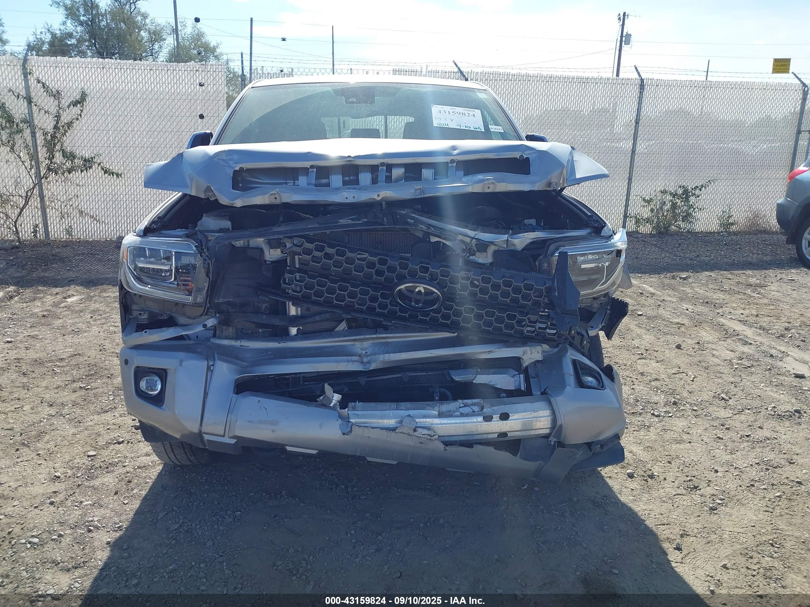 2020 Toyota Tundra Platinum Silver vin: 5TFAY5F18LX916513