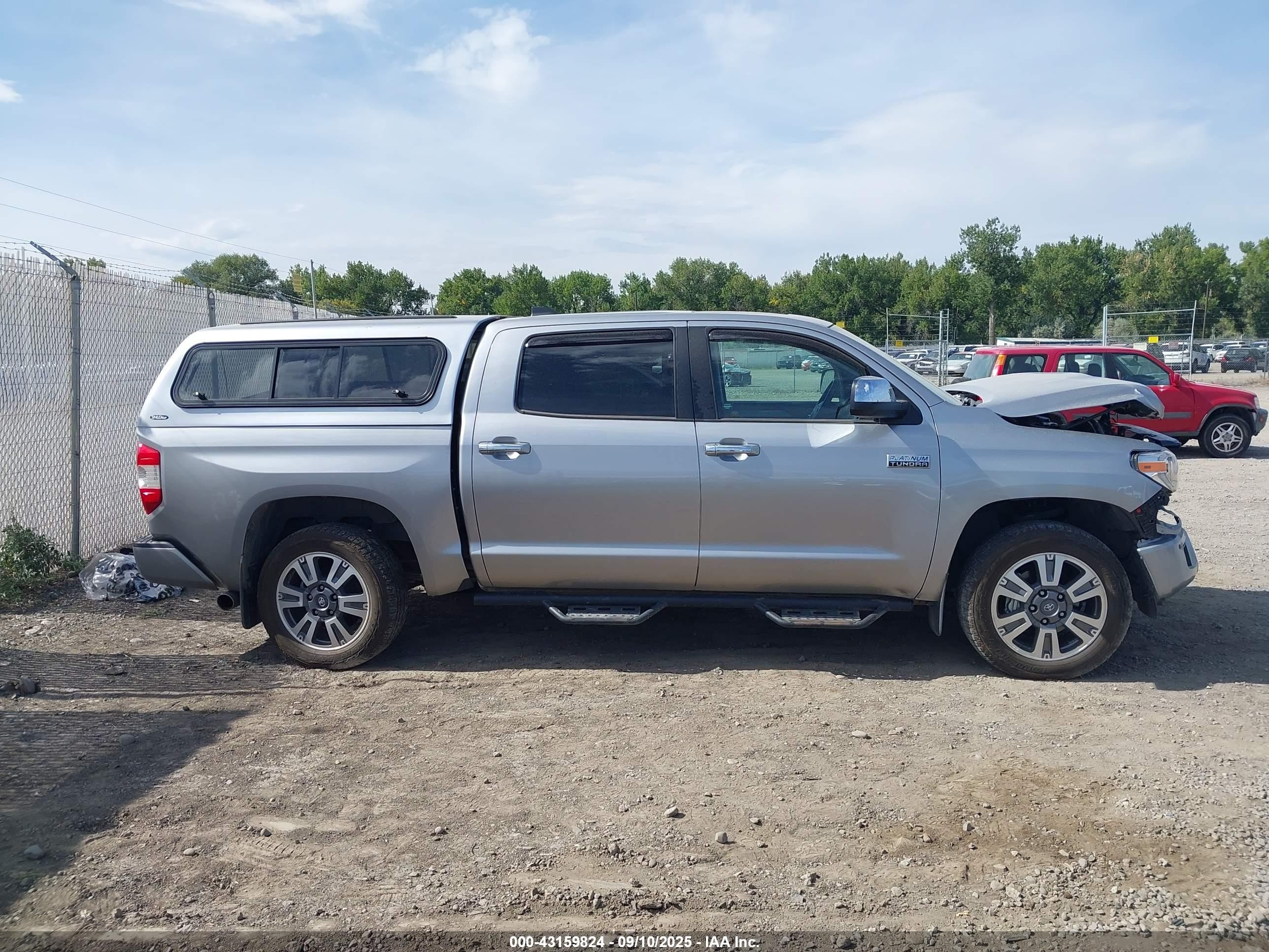 2020 Toyota Tundra Platinum Silver vin: 5TFAY5F18LX916513