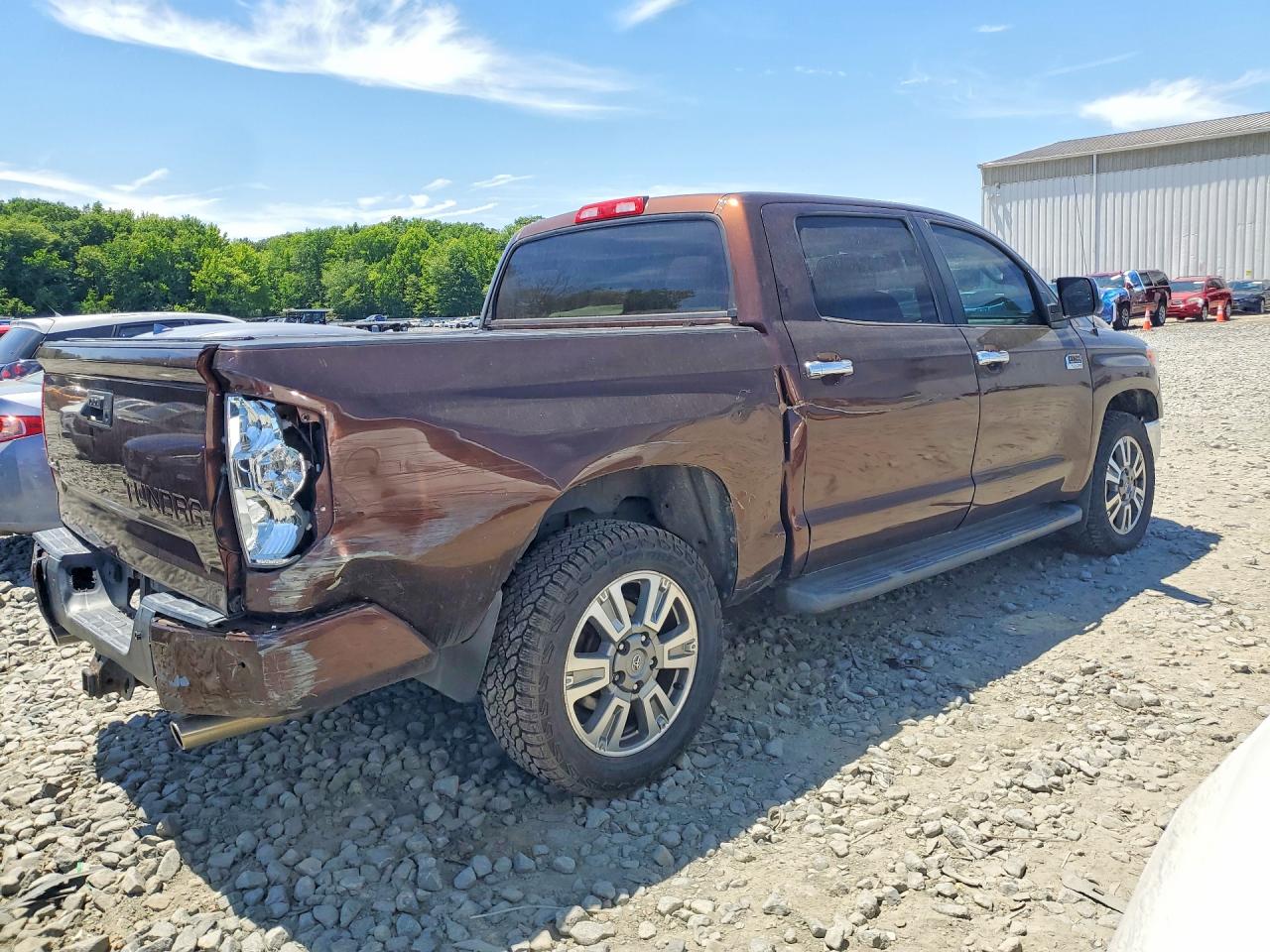 2014 Toyota Tundra Crewmax Platinum Brown vin: 5TFAY5F19EX356813