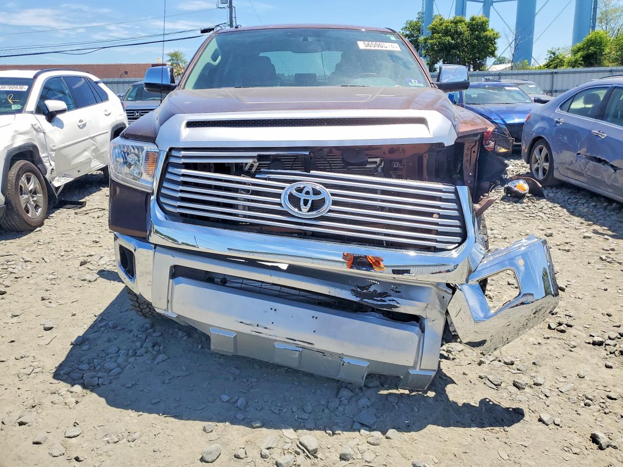 2014 Toyota Tundra Crewmax Platinum Brown vin: 5TFAY5F19EX356813