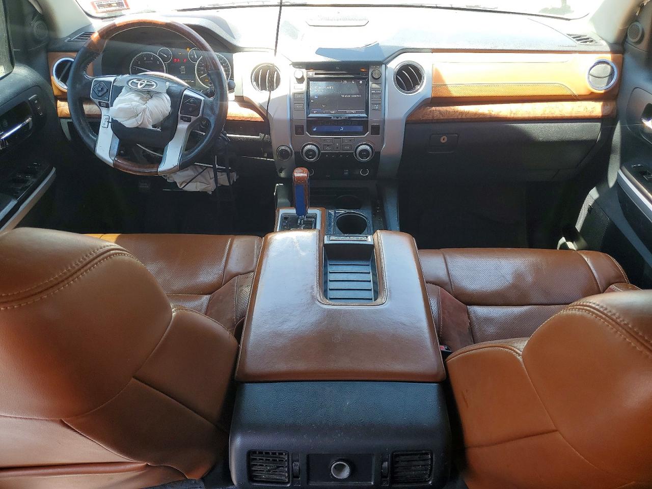 2014 Toyota Tundra Crewmax Platinum Brown vin: 5TFAY5F19EX356813