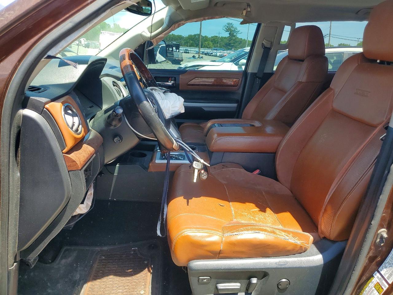 2014 Toyota Tundra Crewmax Platinum Brown vin: 5TFAY5F19EX356813