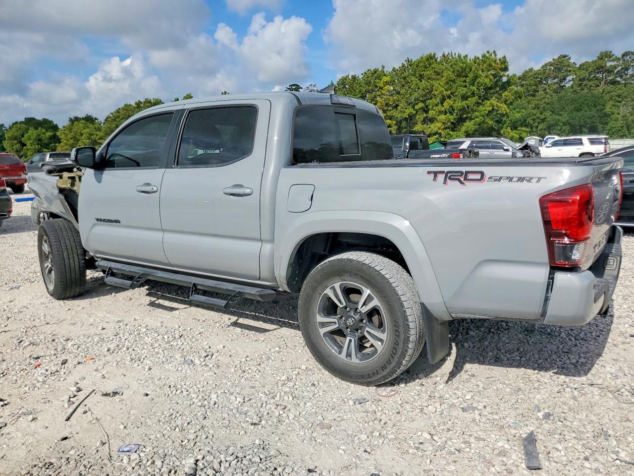 2019 Toyota Tacoma Trd Sport Серый vin: 5TFAZ5CN0KX083759
